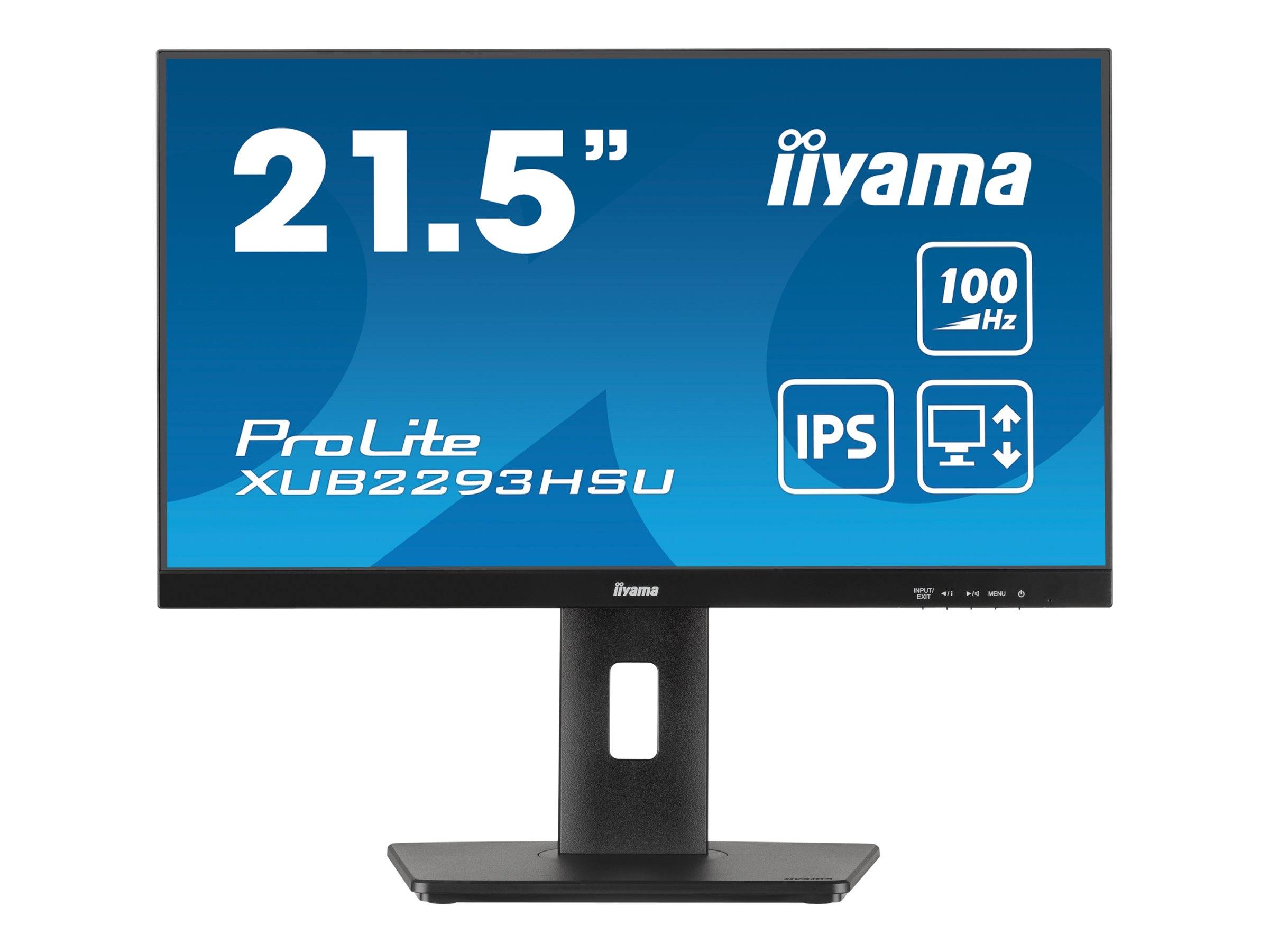 IIYAMA 54.5cm (21,5) XUB2293HSU-B7 16:9 HDMI+DP+2xUSB Multimedia-Technik TFT-Monitore