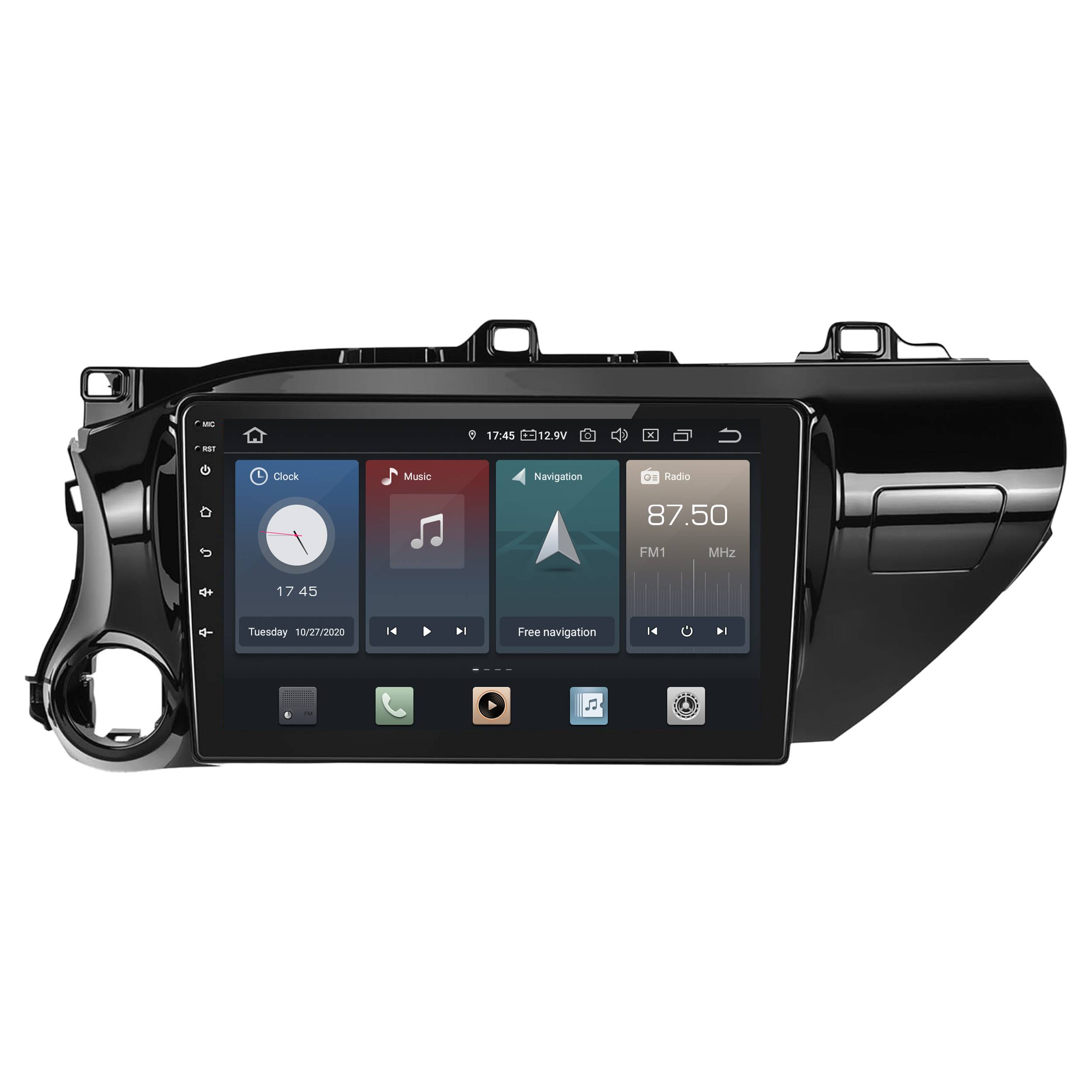 Für Toyota Hilux MK8 8.Generation 10" Touch Android Autoradio GPS Navi CarPlay