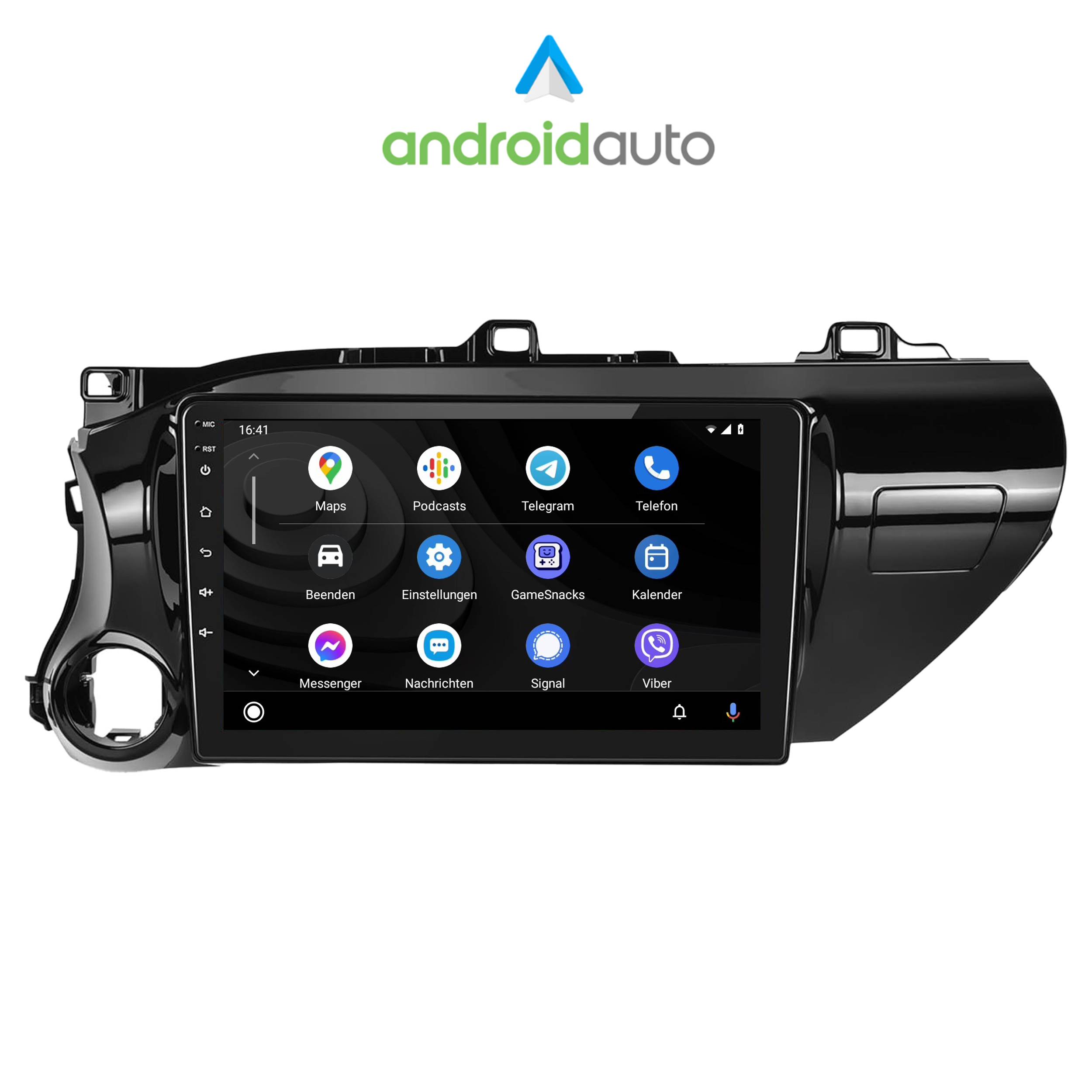 Für Toyota Hilux MK8 8.Generation 10" Touch Android Autoradio GPS Navi CarPlay