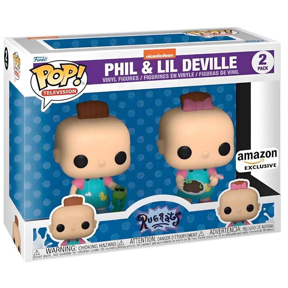 POP Pack 2 Figuren Rugrats Phil & Lil Exklusiv