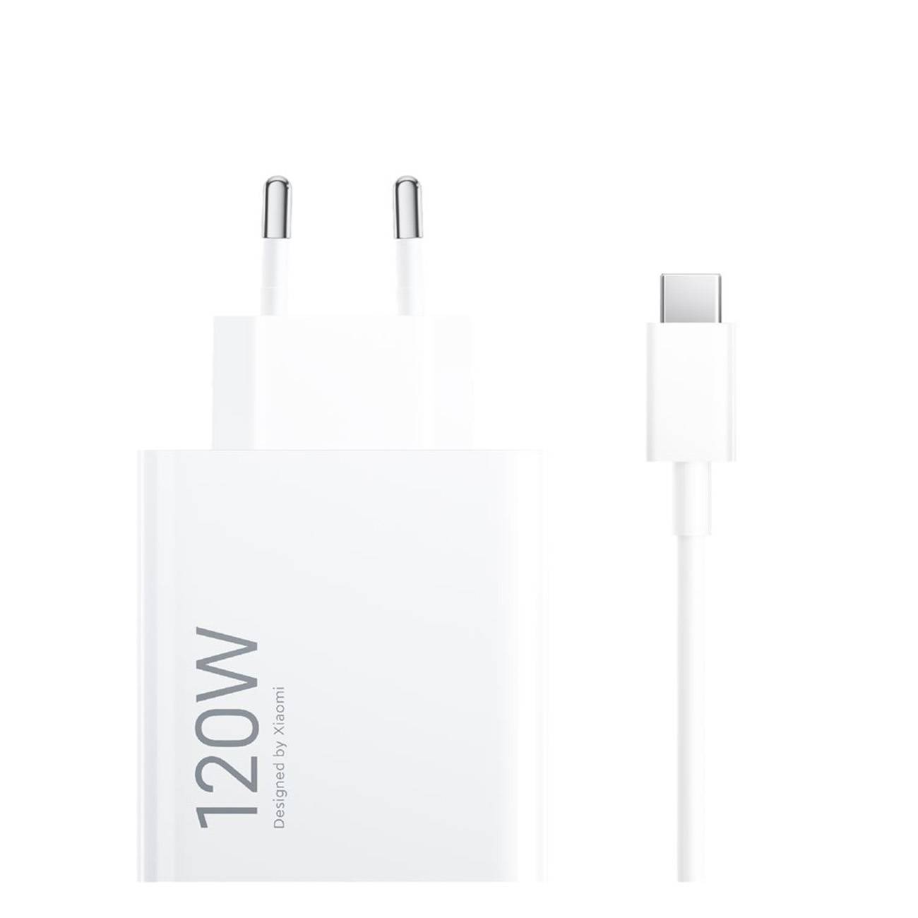 Xiaomi BHR9462EU 120W 6A USB-A Wandladegerät USB-C Kabel - Weiß