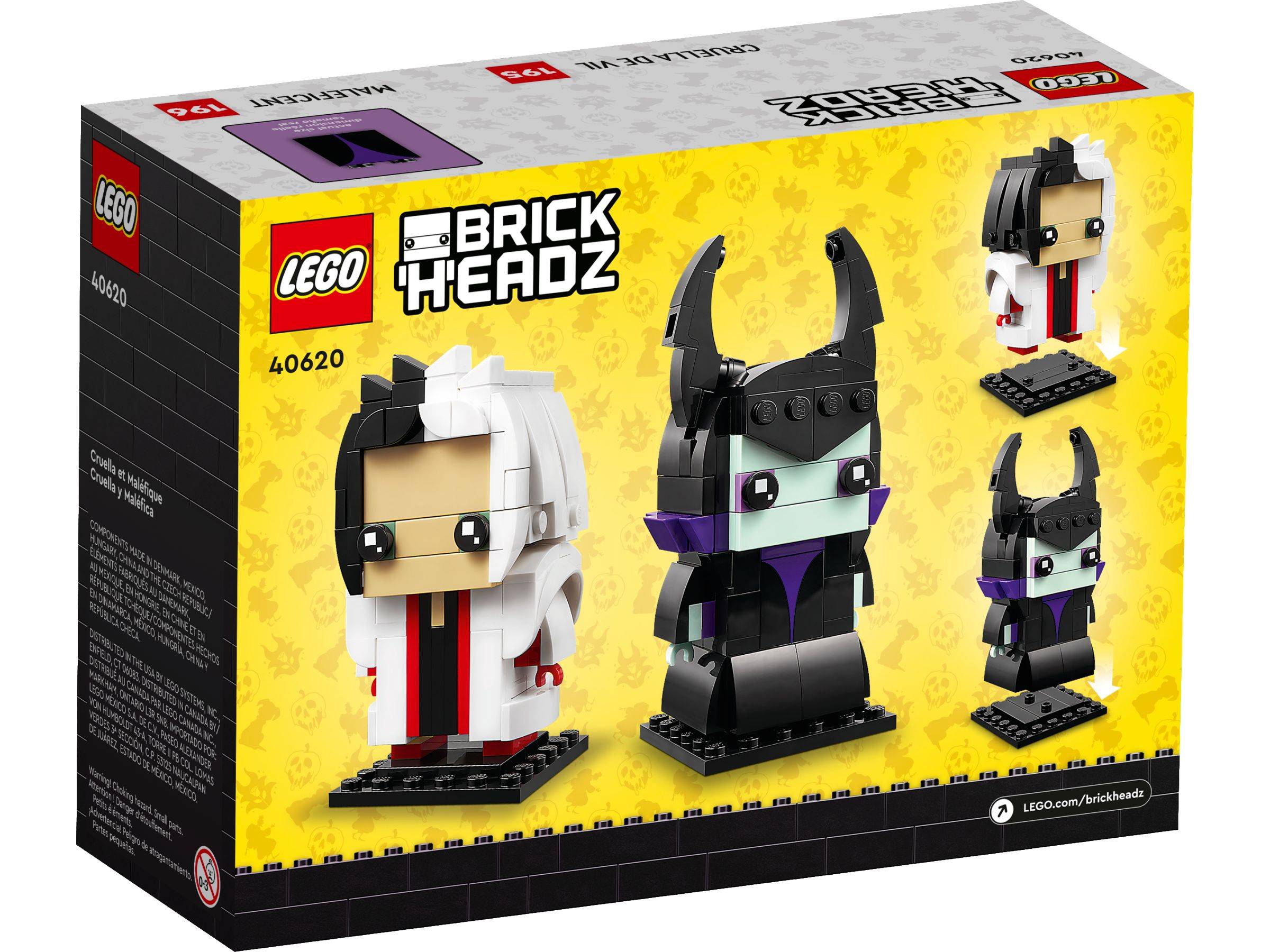 LEGO® BrickHeadz 40620 Cruella und Maleficent