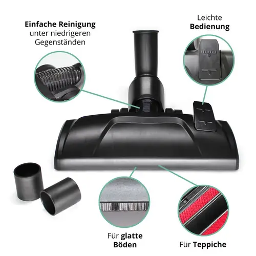 Kombidüse Staubsaugerdüse Staubsauger Bodendüse Staubsaugerzubehör für Thomas Parquet Miele Numatic Kärcher Henry James Kombidüse Staubsaugerdüse Staubsauger Bodendüse Staubsaugerzubehör für Thomas Parquet Miele Numatic Kärcher Henry James