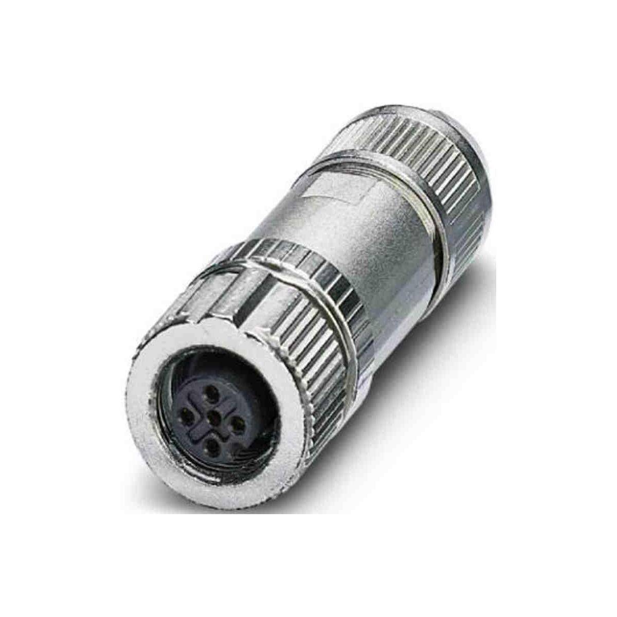 M12-Kabelstecker, Buchse 4-polig, A-codiert