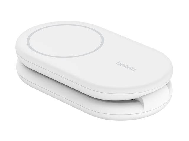 Belkin BoostCharge - Kabelloses Ladegerät - magnetisch, faltbar, mit Qi2 + AC-Netzteil