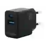 Mobilis - Netzteil - schnell, GaN - 30 Watt - Quick Charge, PD/PPS - 2 Ausgabeanschlussstellen (24 pin USB-C, USB) Mobilis - Netzteil - schnell, GaN - 30 Watt - Quick Charge, PD/PPS - 2 Ausgabeanschlussstellen (24 pin USB-C, USB)