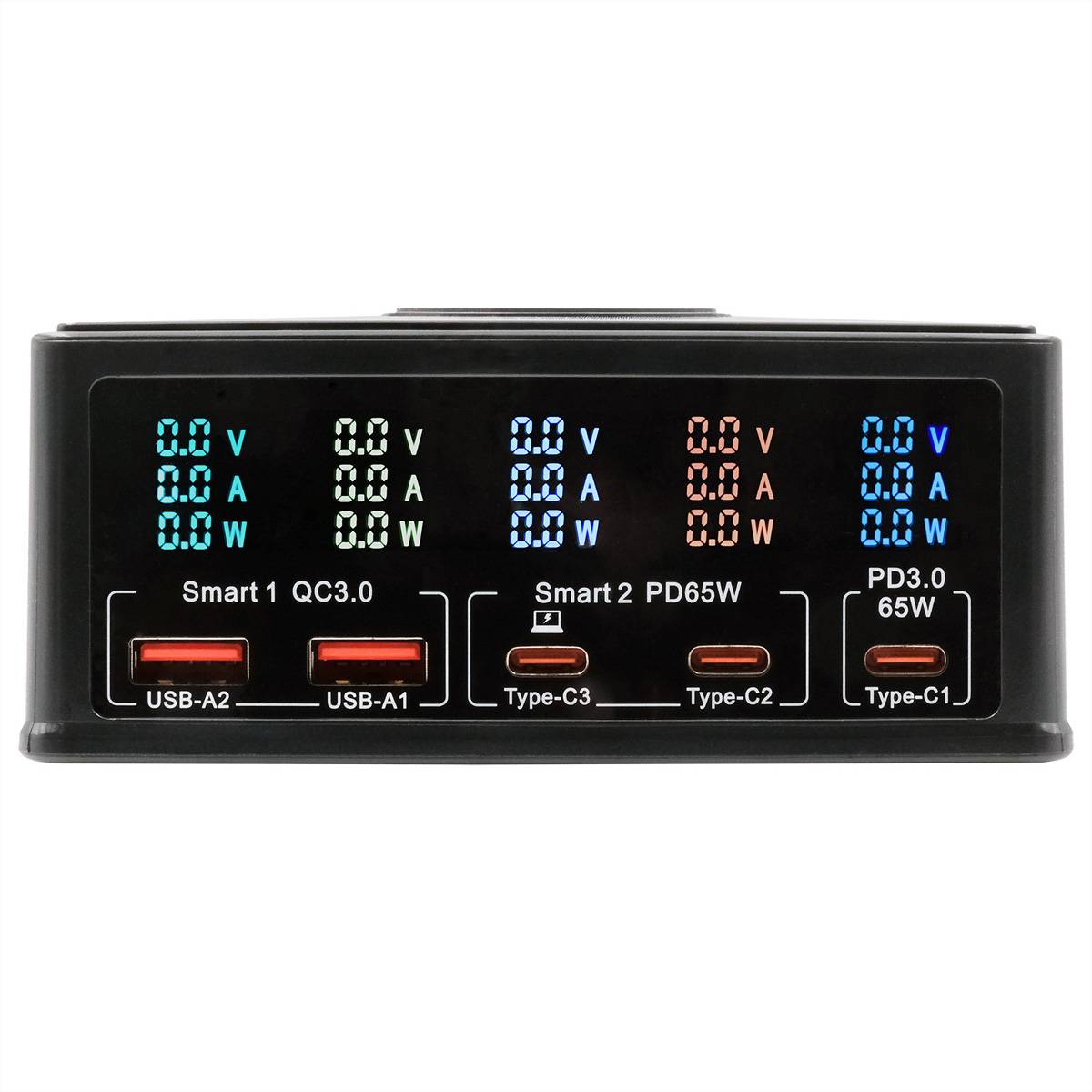 EXSYS - Multiport HighPower Charger 15W m.QI USB-C PD max.160W - Netzteil