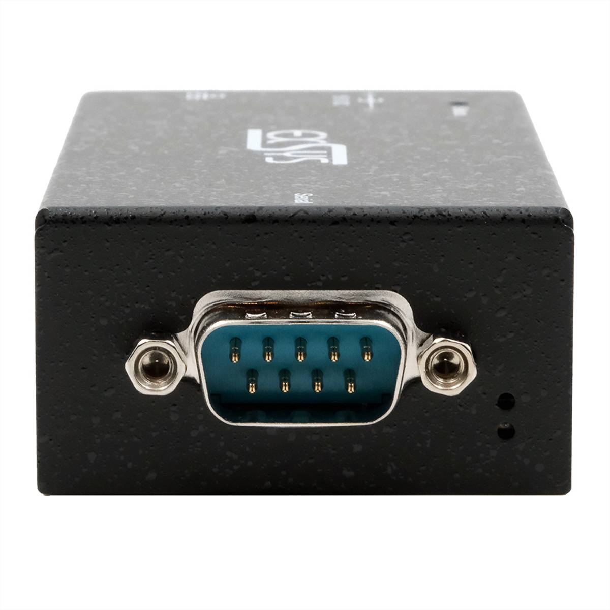 EXSYS EX-6111-2PoE 1 Ethernet PoE zu 1 x Seriell RS-232 inkl Netzteil