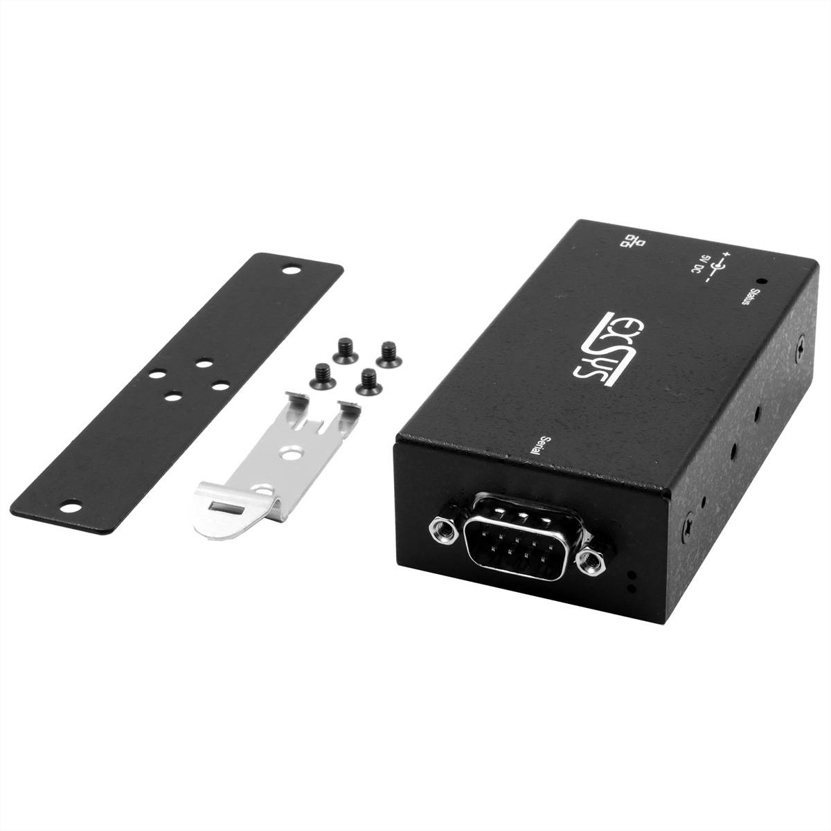 EXSYS EX-6111-2PoE 1 Ethernet PoE zu 1 x Seriell RS-232 inkl Netzteil