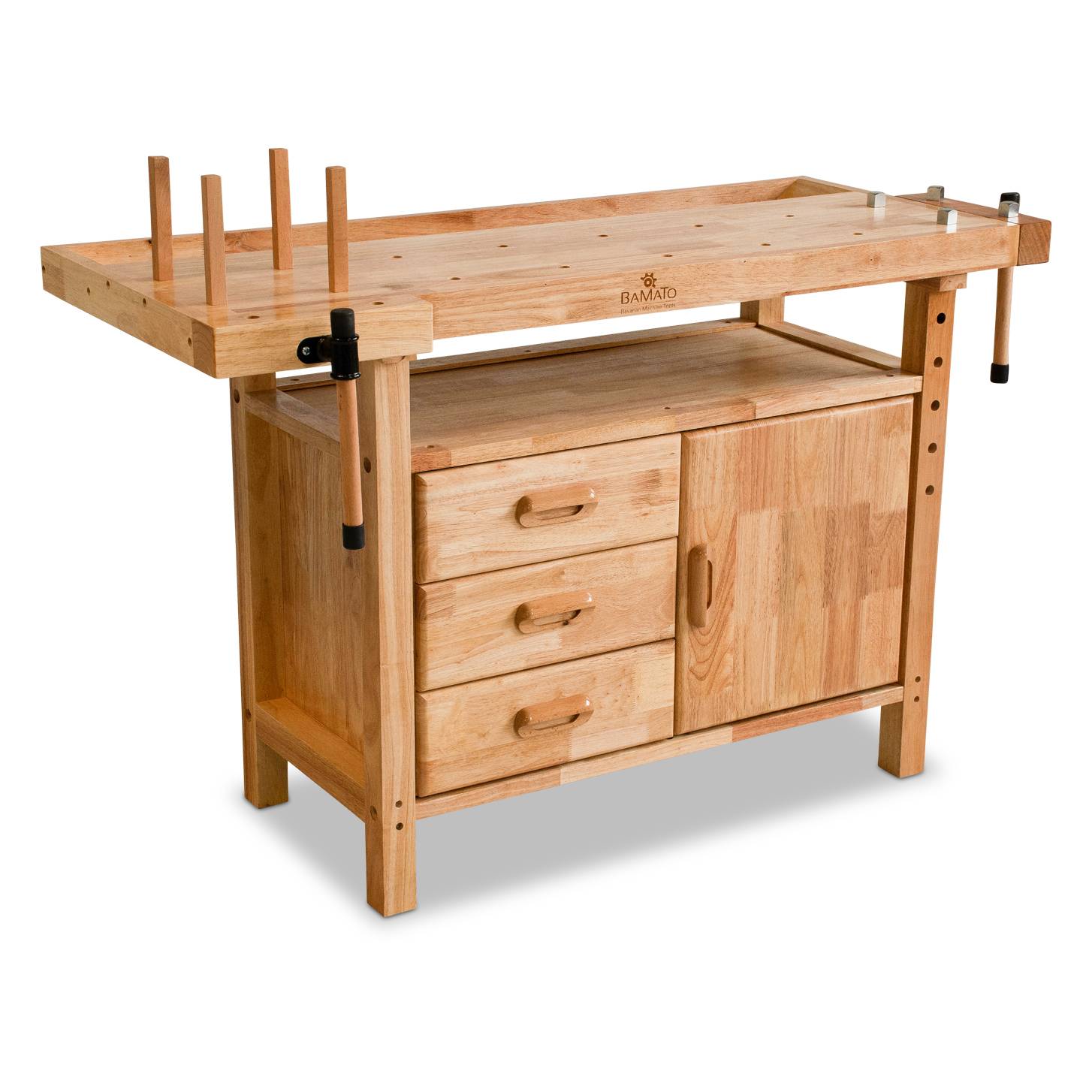 BAMATO Hobelbank WORK-1380 aus Massivholz