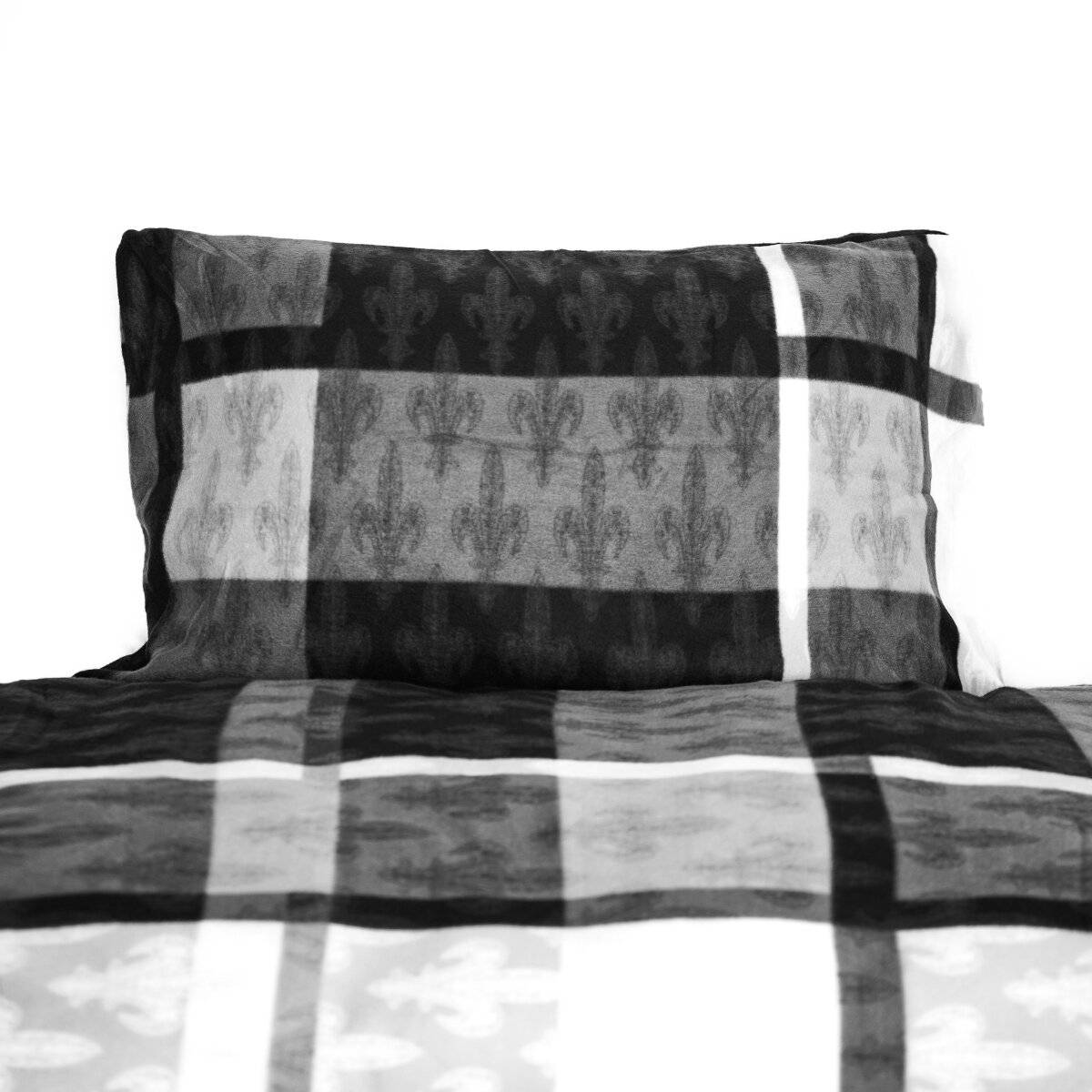 Fleece Bettwäsche aus 100% Polyester für gemütliche Nächte - Kuschelig und Weich 135x200 cm