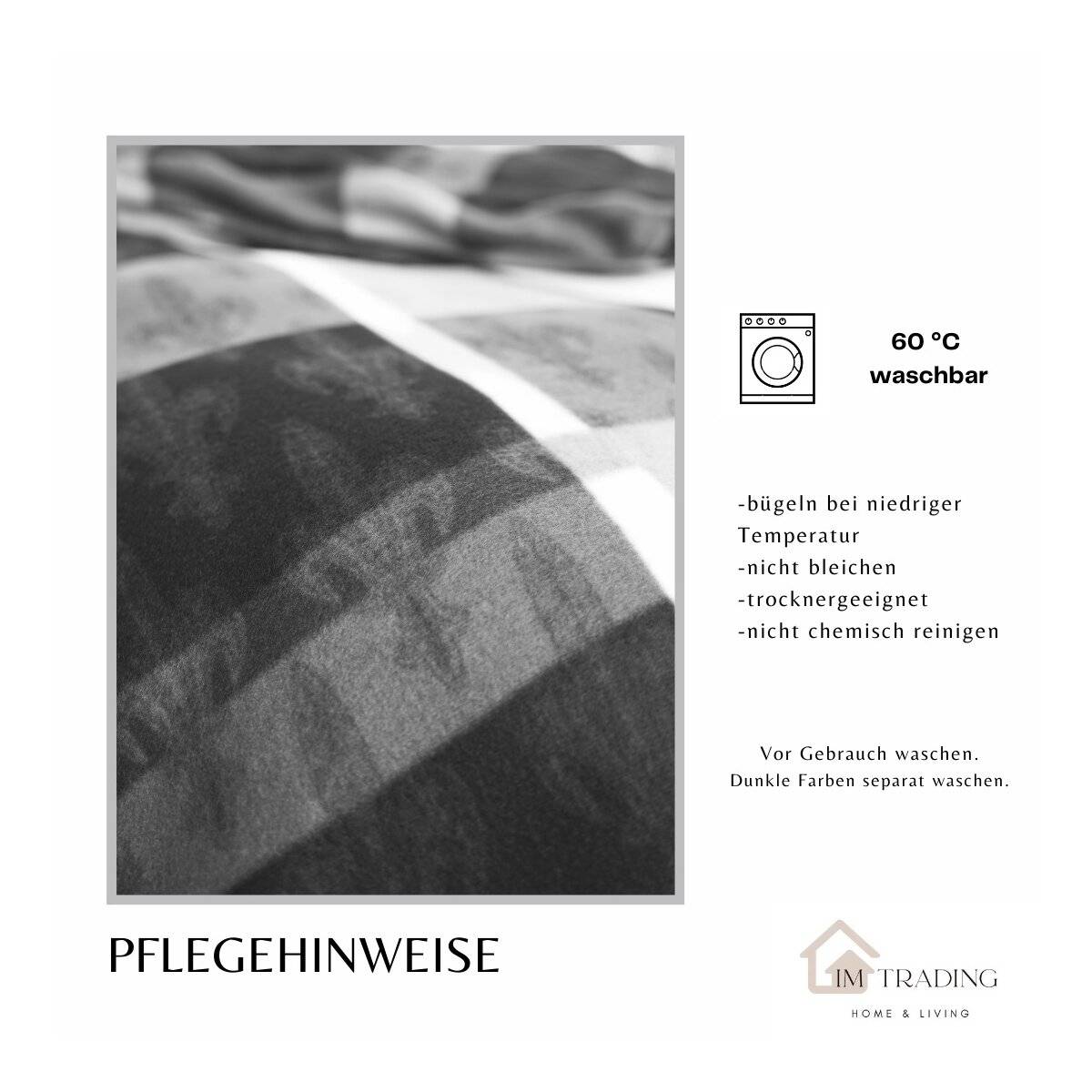 Fleece Bettwäsche aus 100% Polyester für gemütliche Nächte - Kuschelig und Weich 135x200 cm