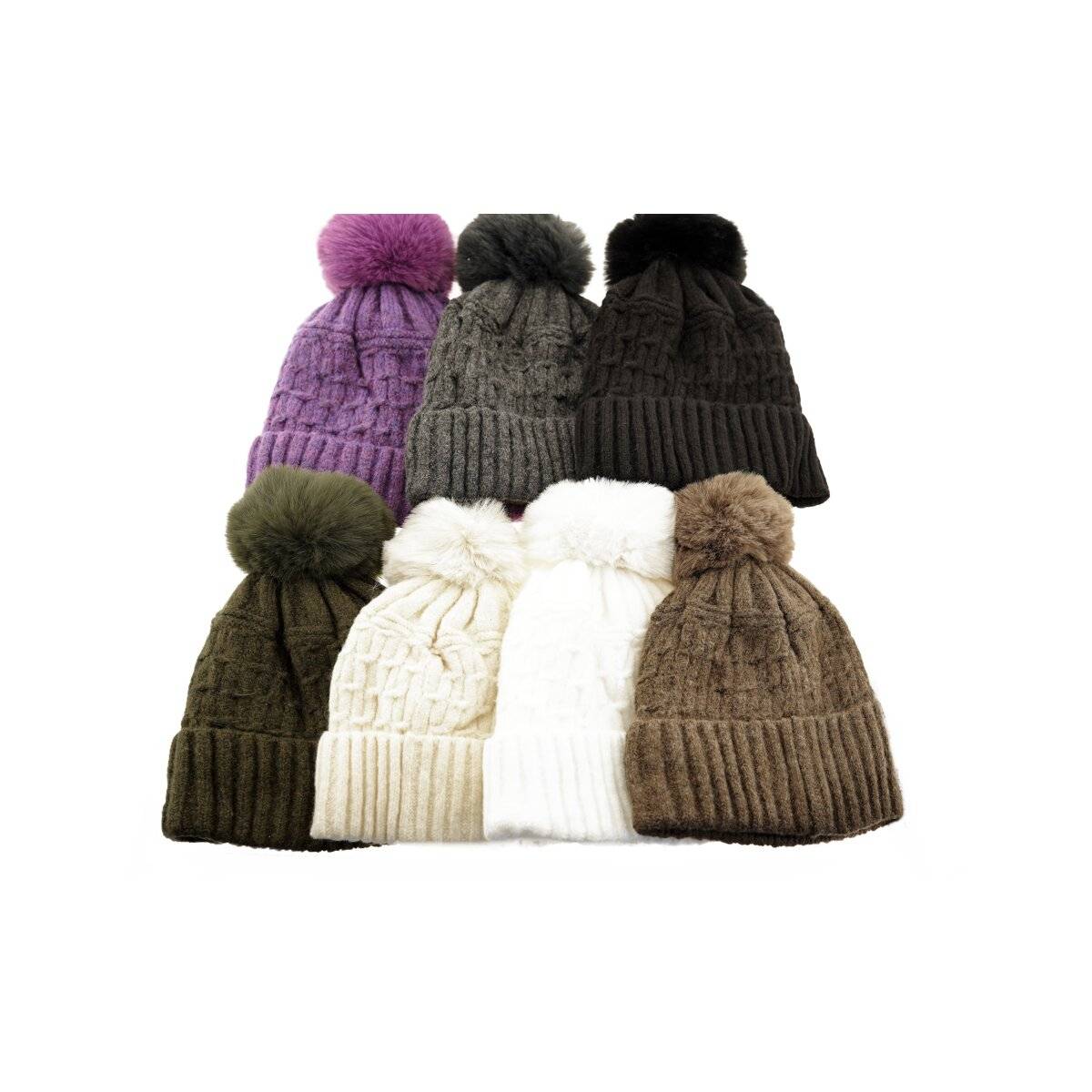 Wintermütze mit Bommel – Stylisch und Warm für die kalte Jahreszeit mit Innenfutter Dunkelgrün