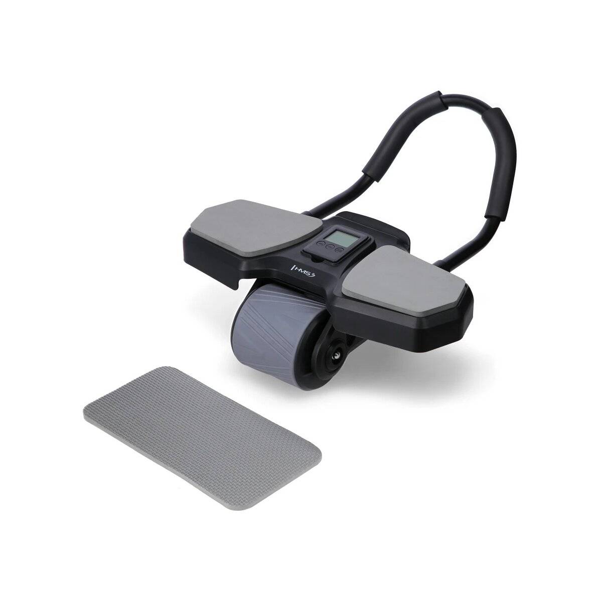 KA10 Schwarzes ABS-Rad Automatisches Bauchmuskel-Übungsrad mit Unterstützung