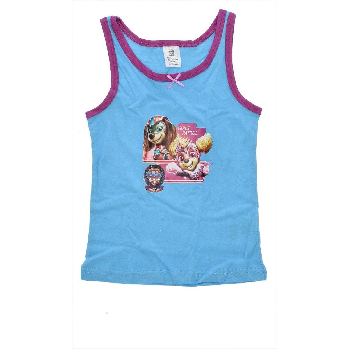 Paw Patrol Mädchen Unterhemd 2er Set perfekt für den täglichen Spaß 98/104 cm