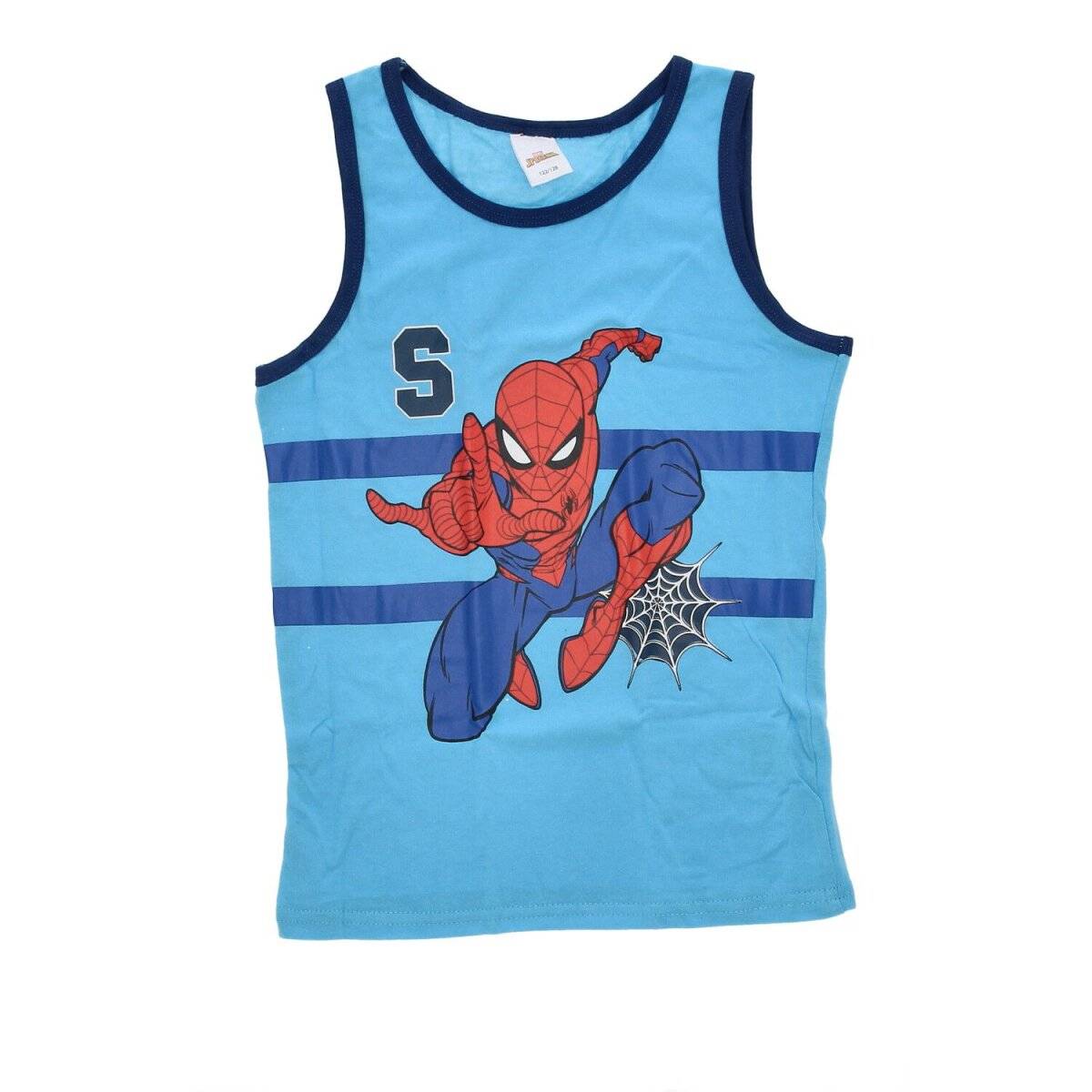 Spiderman Unterhemd / Shirt 2er Pack für Jungen 100% Baumwolle 134/140 cm