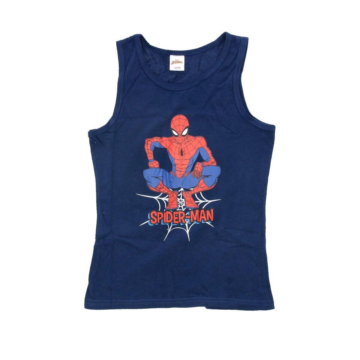 Spiderman Unterhemd / Shirt 2er Pack für Jungen 100% Baumwolle 134/140 cm
