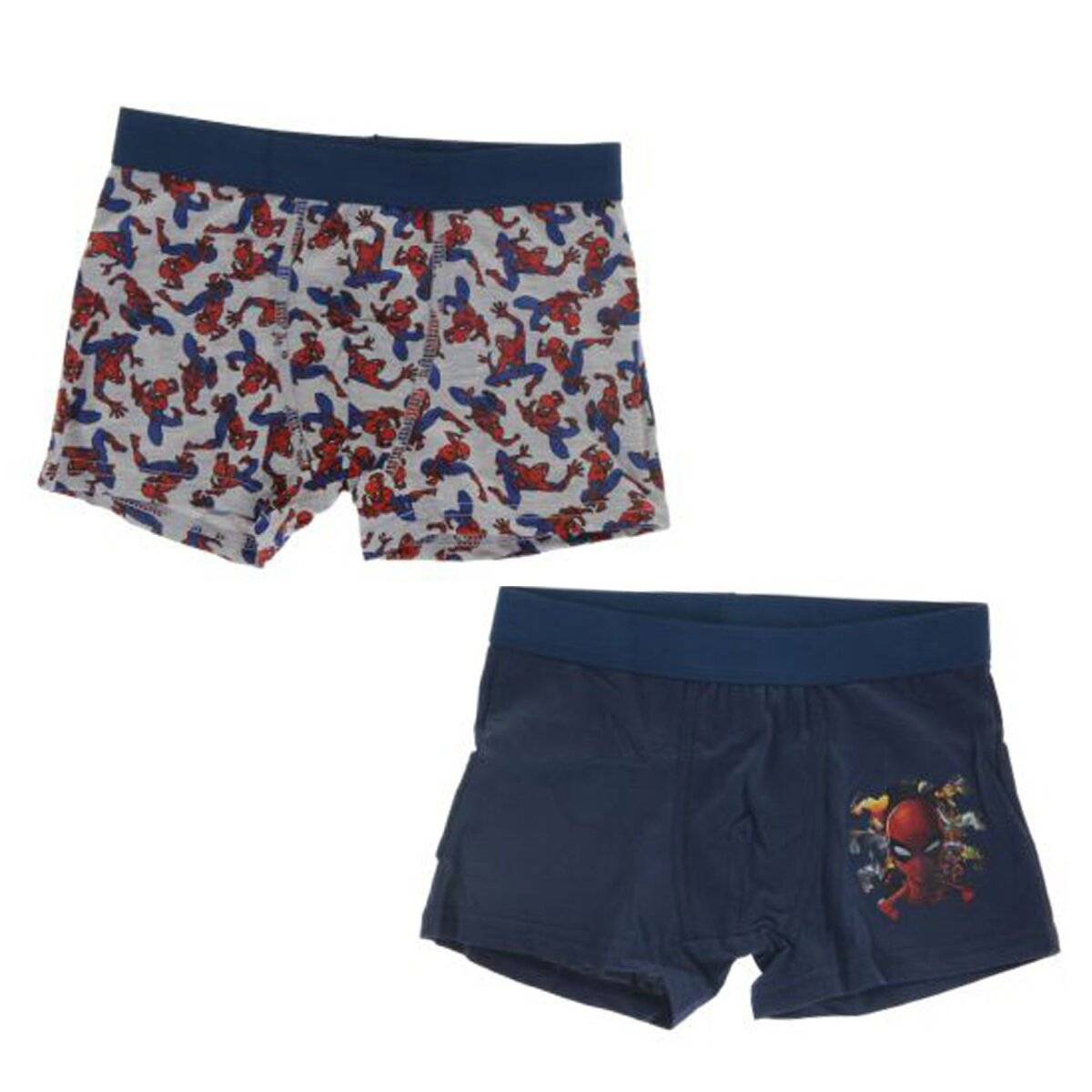 Spiderman Boxershorts 2er Pack für Jungen – 100% Baumwolle 134/140 cm