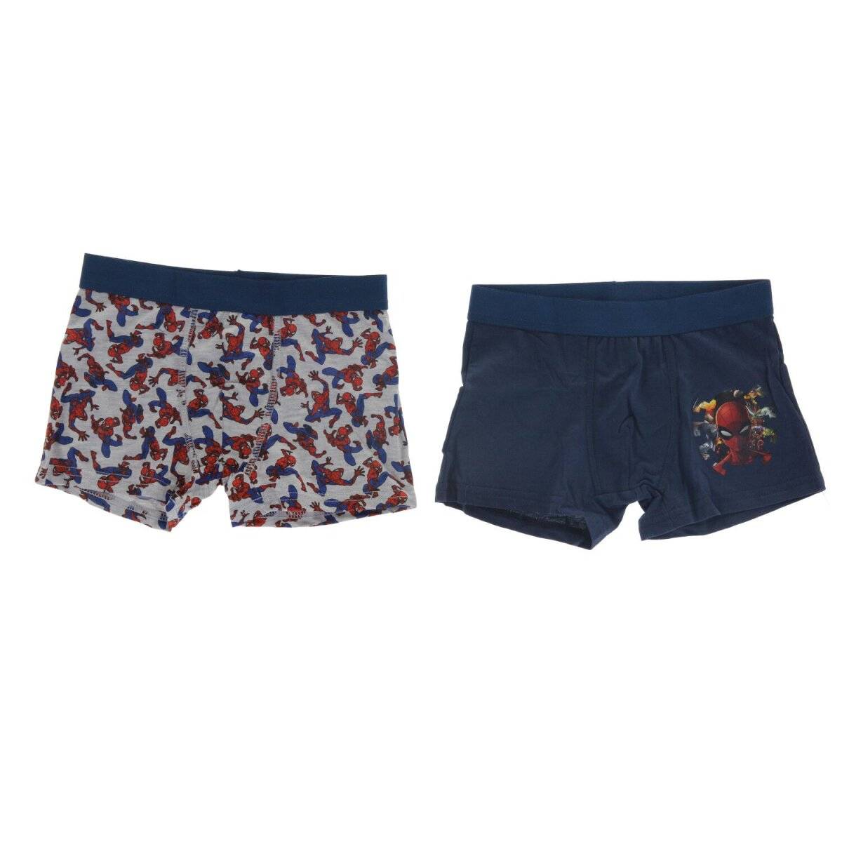 Spiderman Boxershorts 2er Pack für Jungen – 100% Baumwolle 134/140 cm