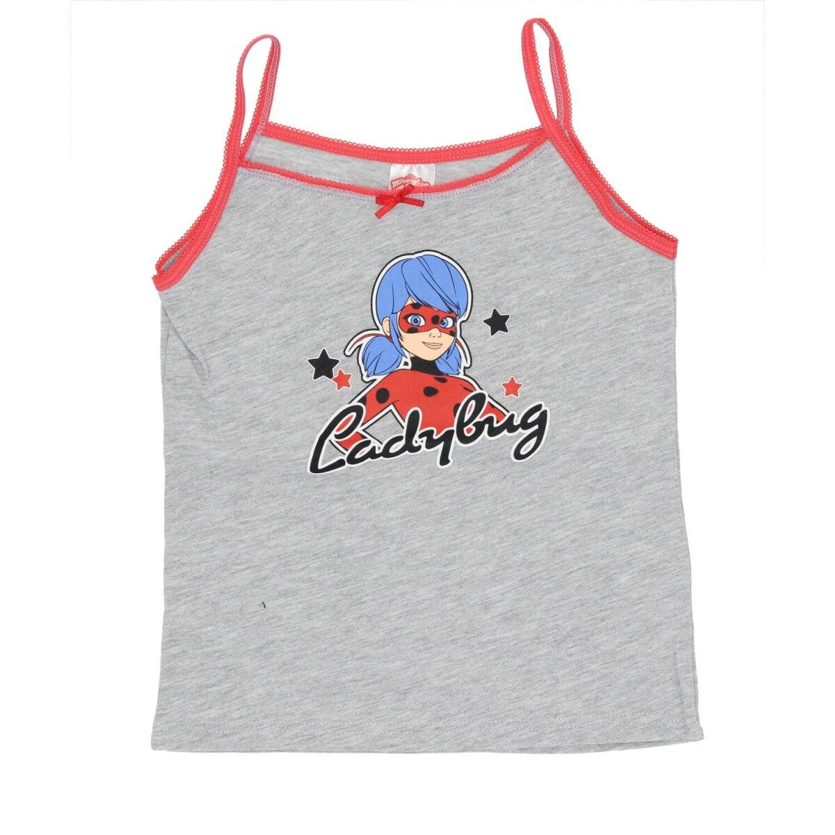 Miraculous Ladybug Unterhemd 2er Pack – 100% Baumwolle für Mädchen 122/128 cm