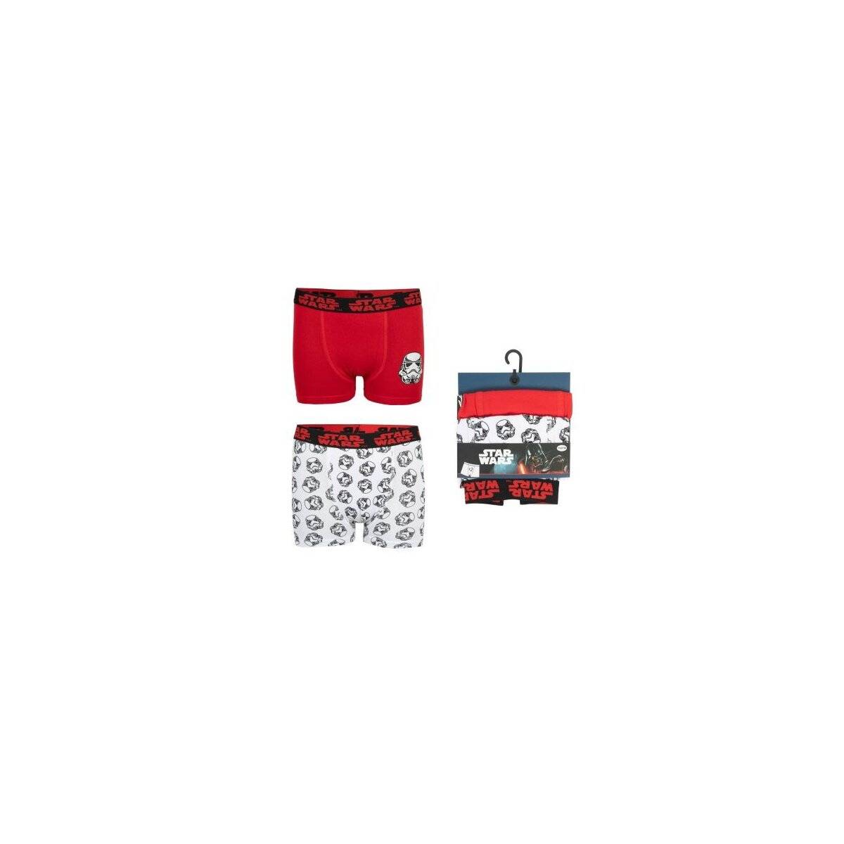 Star Wars Jungen Boxershorts – 95% Baumwolle / 5% Elastan im 2er Pack 110/116 cm