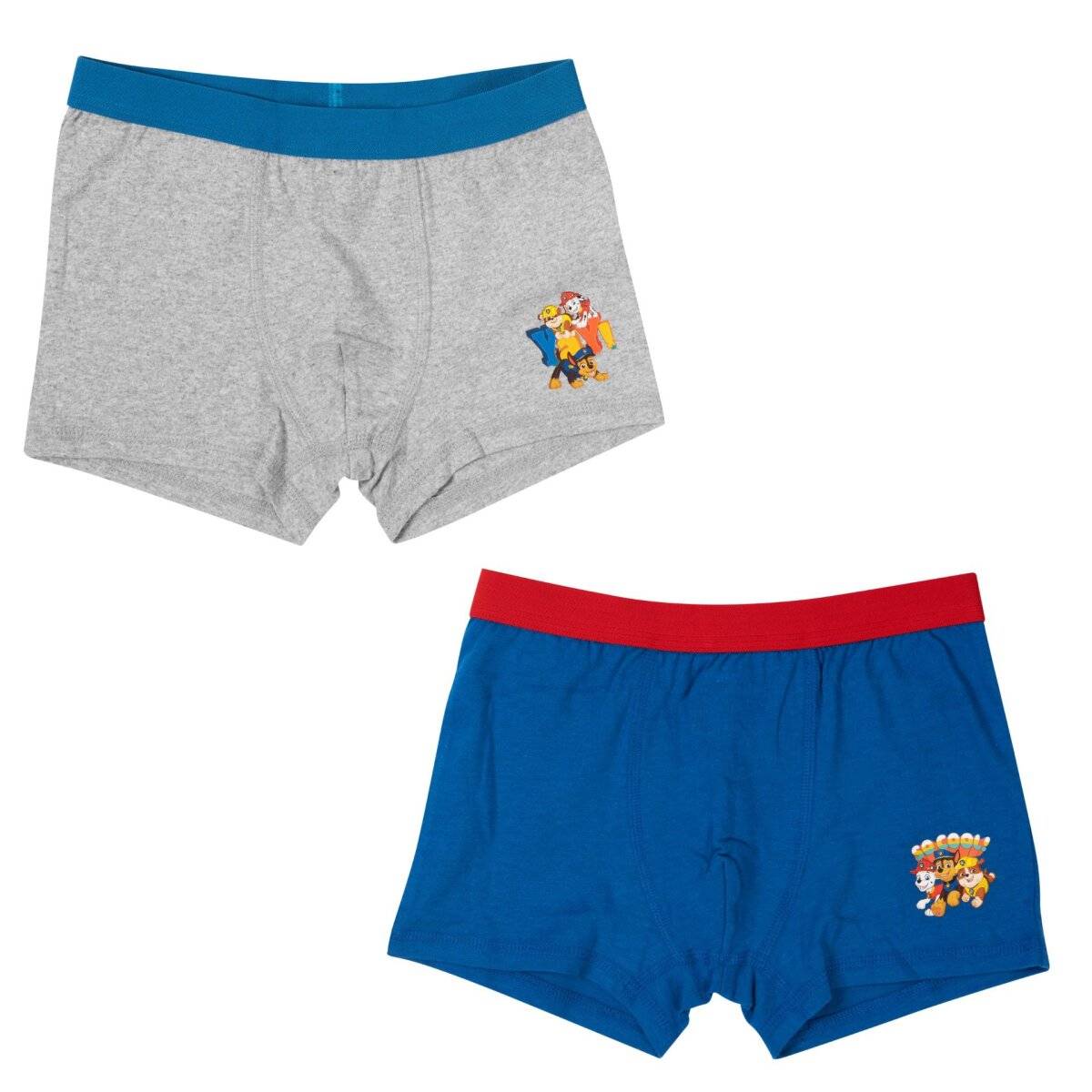 Paw Patrol 2-Pack Boxershorts – 60% Baumwolle, 40% Polyester für Jungen 110/116 cm