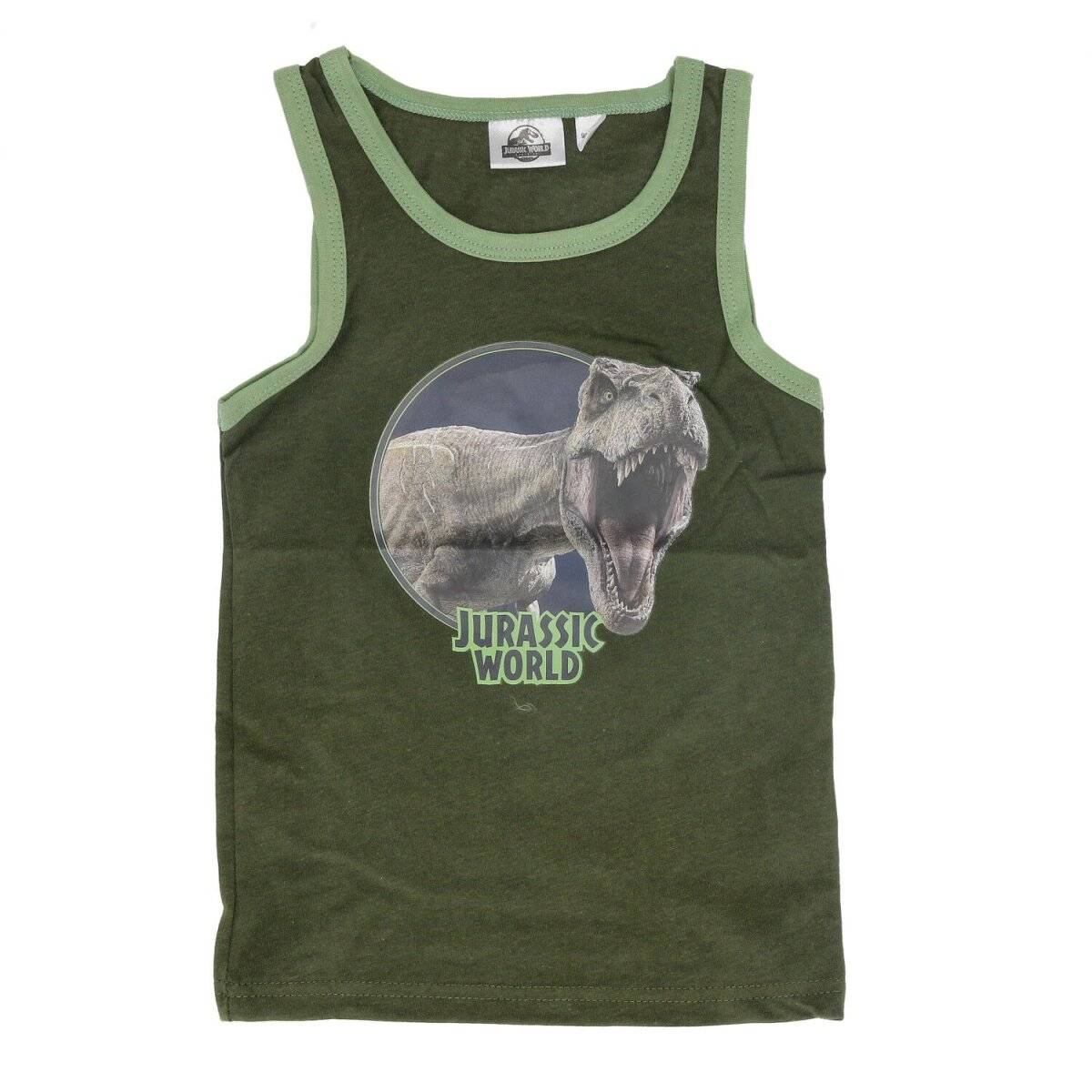 Jurassic World Unterhemd Shirt 2er Pack 100% Baumwolle Unterwäsche 122/128 cm