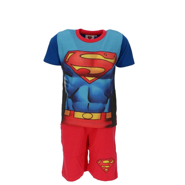 Warner Bros. Shortama aus Baumwolle Schlafanzug kurzer Pyjama Homewear für Kinder 3 Jahre Superman Warner Bros. Shortama aus Baumwolle Schlafanzug kurzer Pyjama Homewear für Kinder 3 Jahre Superman