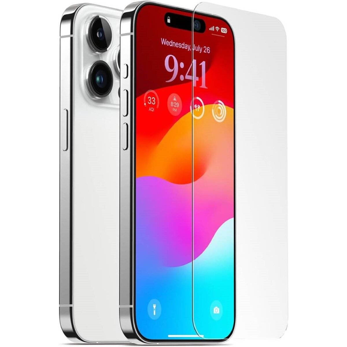 9H Gehärtetes Glas Schutzglas kompatibel mit iPhone SE 2024