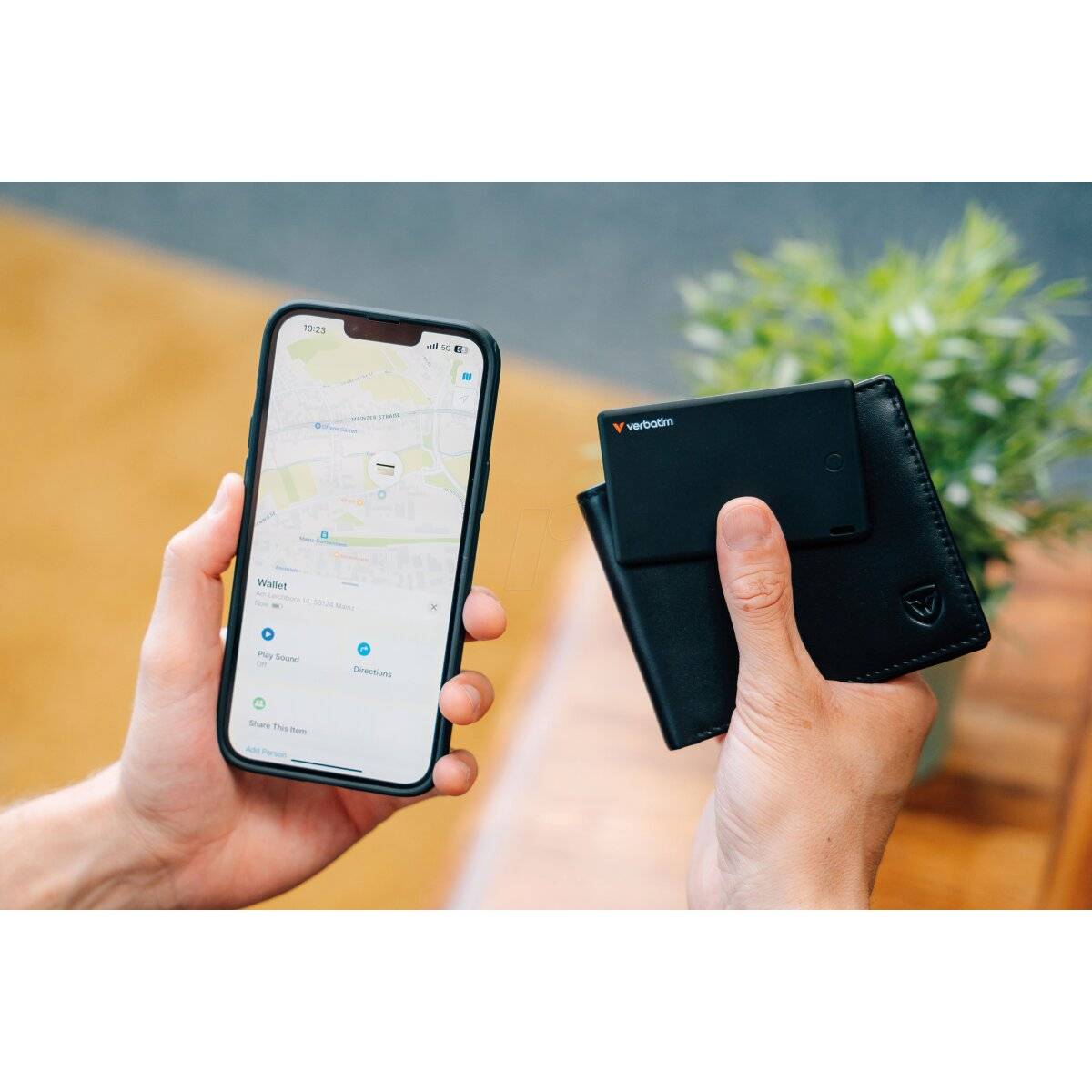 My Finder Card Bluetooth Tracker 1-Pack Schwarz