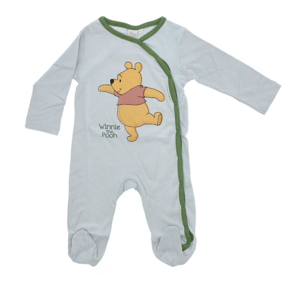 Winnie Puuh Baby-Strampler Baby-Outfit kuscheliger Einteiler für Babys 74/80