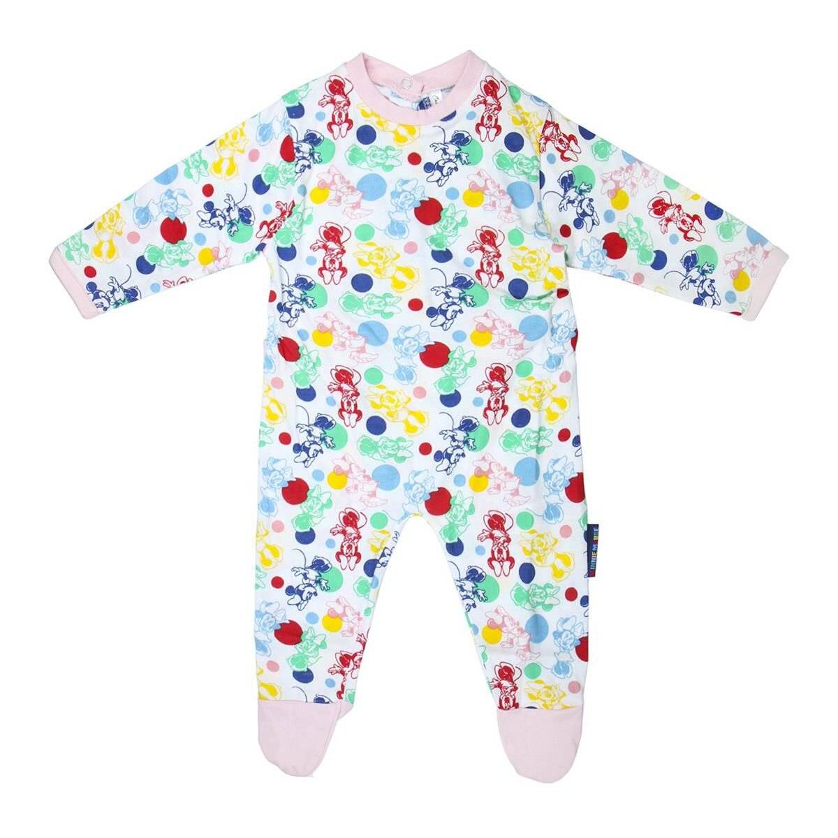 Disney Minnie Maus Baby-Strampler Baby-Outfit kuscheliger Einteiler für Babys 24 Monate
