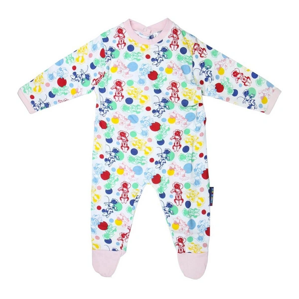 Disney Minnie Maus Baby-Strampler Baby-Outfit kuscheliger Einteiler für Babys 24 Monate Disney Minnie Maus Baby-Strampler Baby-Outfit kuscheliger Einteiler für Babys 24 Monate