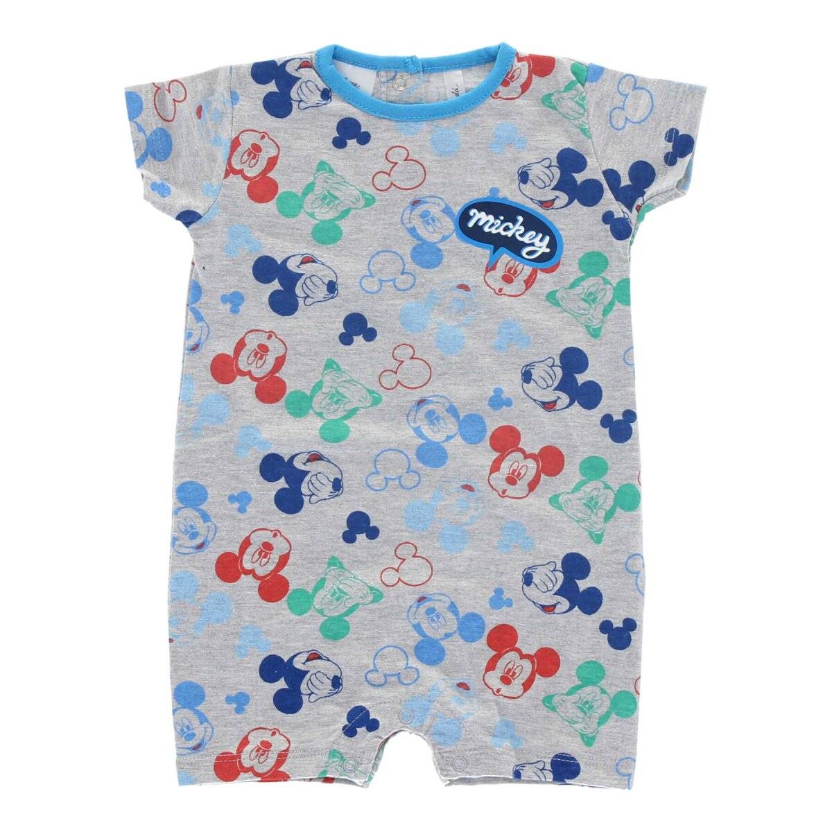 Disney Mickey Maus Baby-Strampler Baby-Outfit kuscheliger Einteiler für Babys 9 Monate