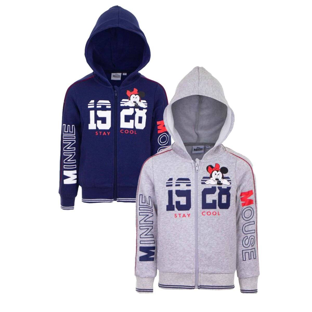 Disney Minnie Maus Hoodie sweater mit reißverschluss für Kinder 5 Jahre Blau