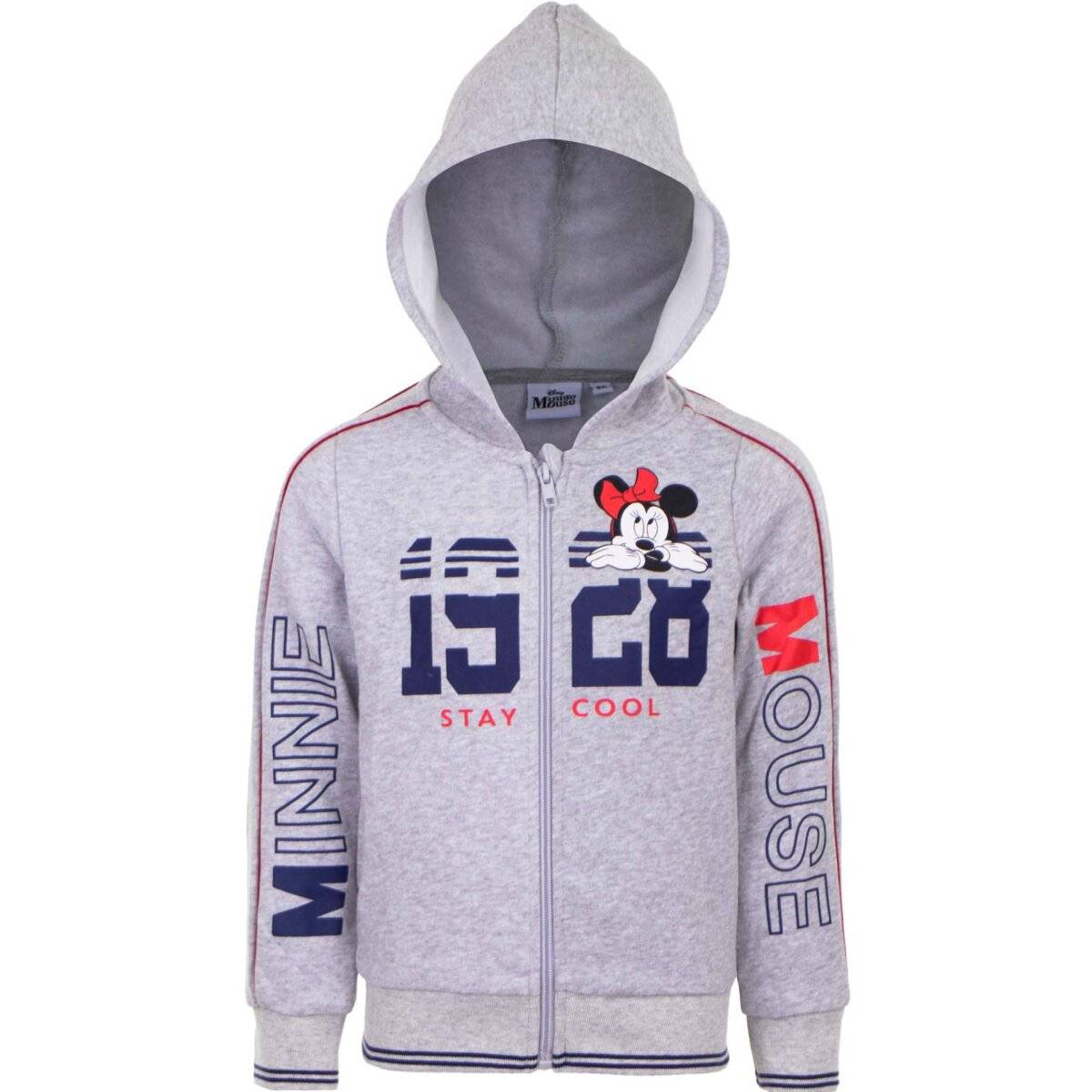 Disney Minnie Maus Hoodie sweater mit reißverschluss für Kinder 3 Jahre Grau