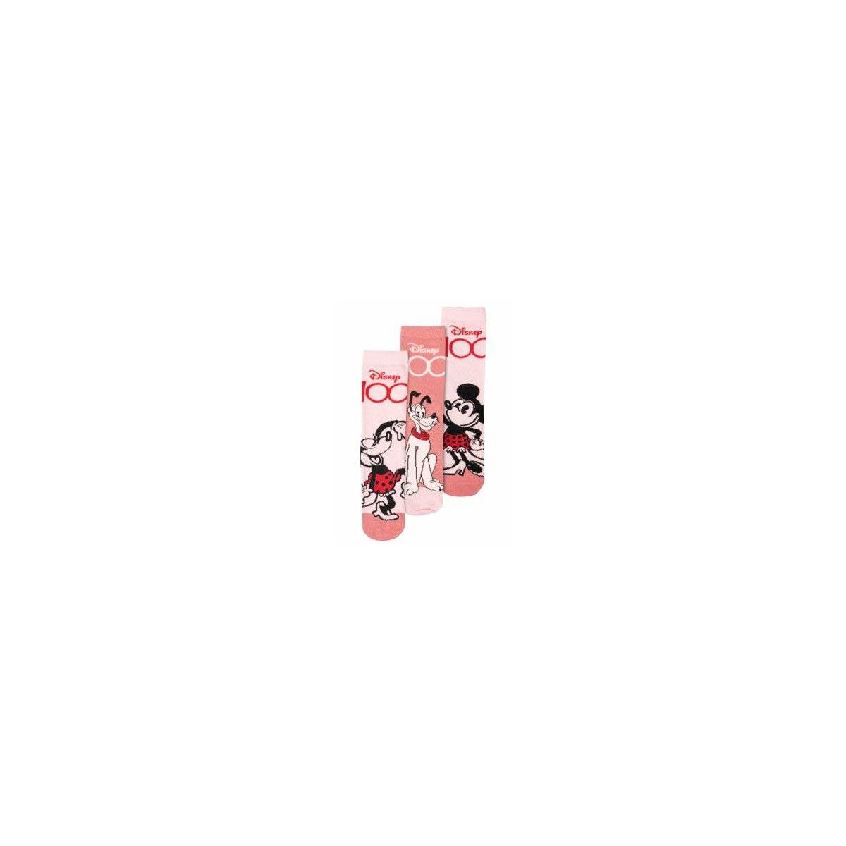 Disney Minnie Mouse Socken 3er Set – Niedliches Rosa-Design für kleine Fans 39/42 cm