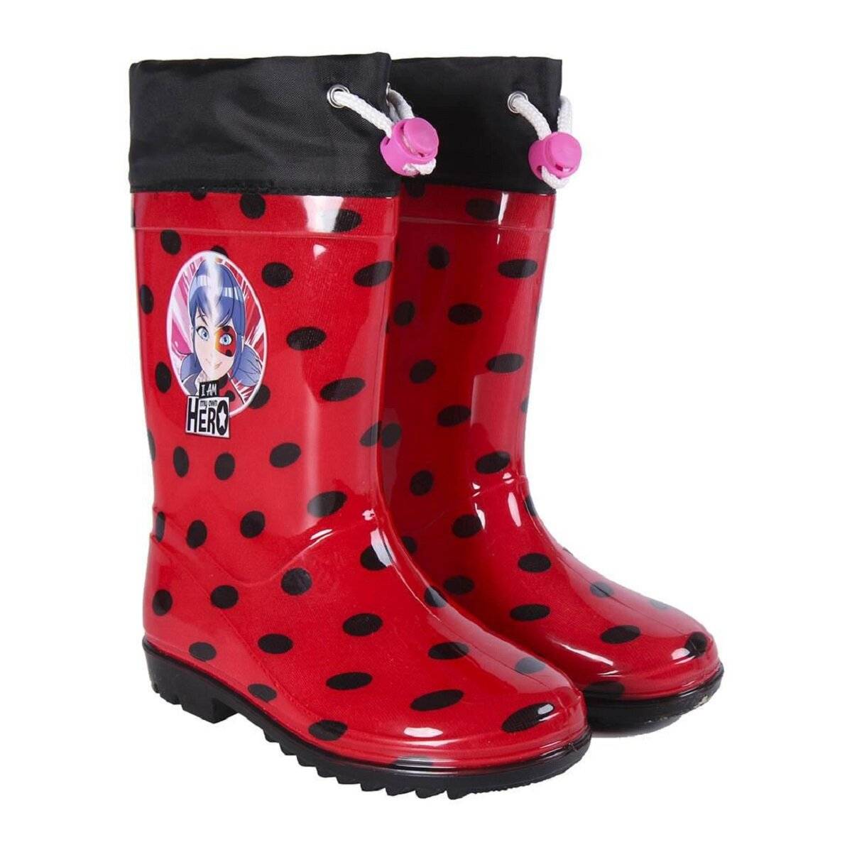Miraculous Ladybug Regenstiefel Wasserdichte Gummistiefel für Kinder Größe 31