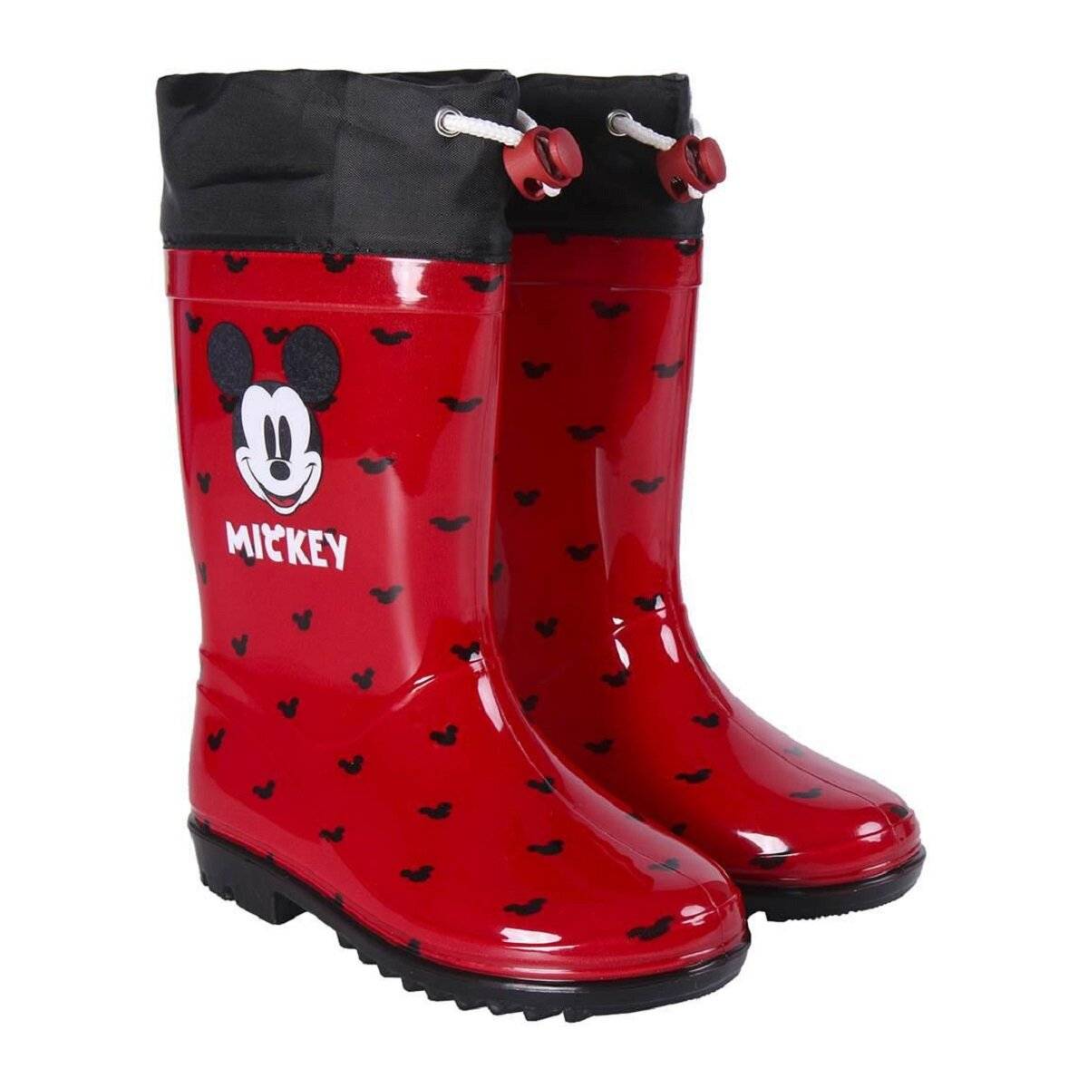 Disney Mickey Maus Wasserdichte Stiefel Regenstiefel Gummistiefel für Kinder Größe 24