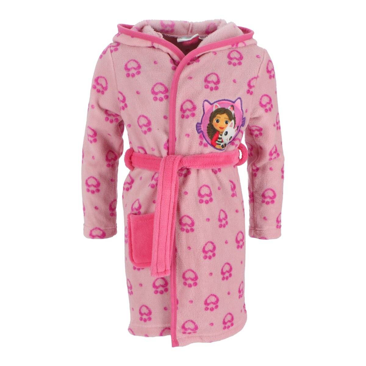 Gabby's Dollhouse Kinderbademantel Coral Fleece Bademantel für Kinder 110/116