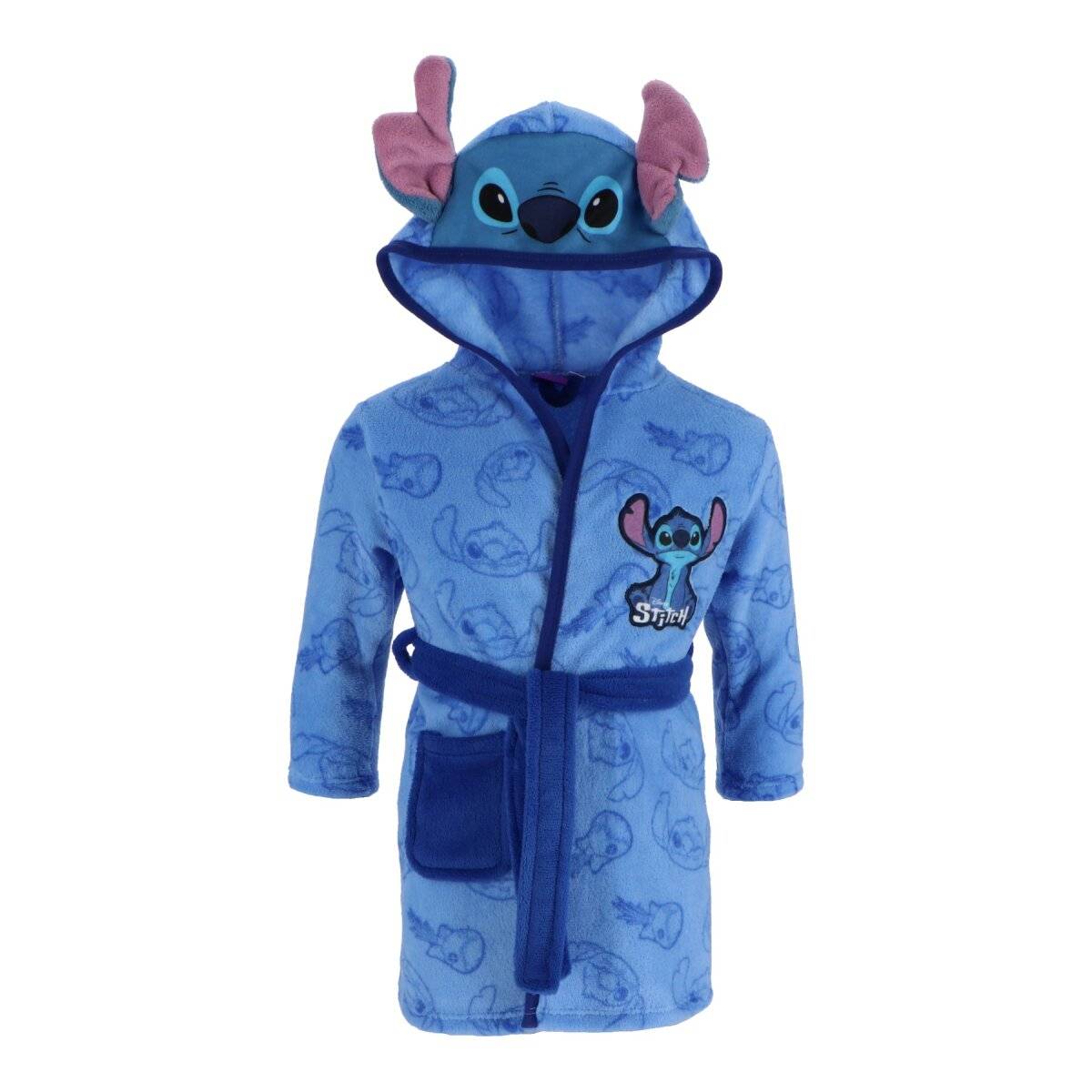 Lilo & Stitch Kinderbademantel Coral Fleece Bademantel für Kinder 110/116