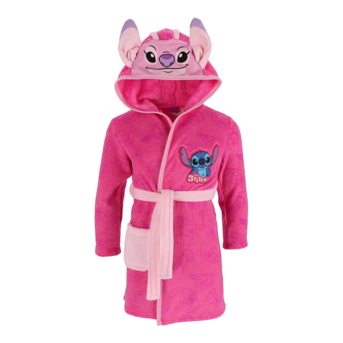 Lilo & Stitch Kinderbademantel Coral Fleece Bademantel für Kinder 110/116