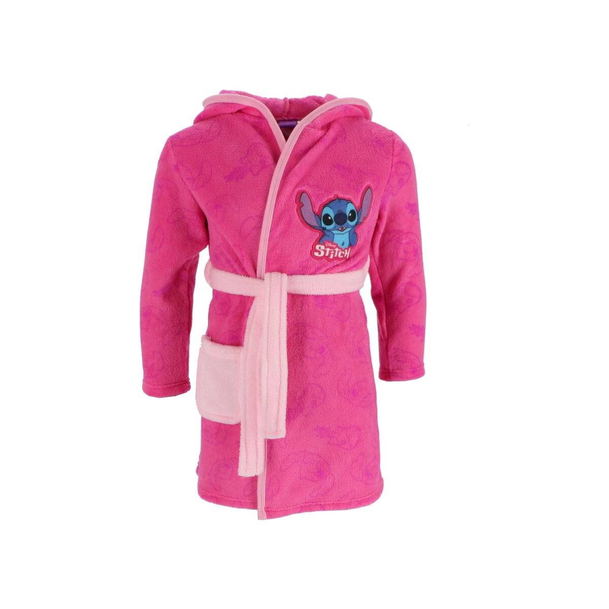 Lilo & Stitch Kinderbademantel Coral Fleece Bademantel für Kinder 110/116