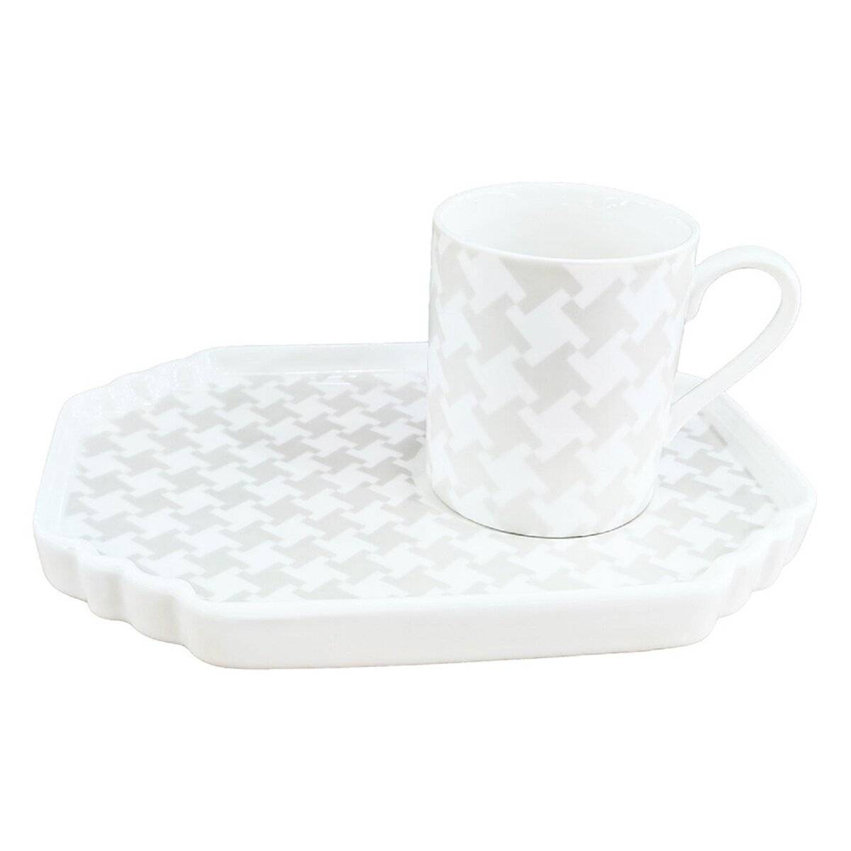 Schäfer 12-teiliges Espresso-Set mit Gebäck-Untertellern 100 ml Tassen Motiv 1