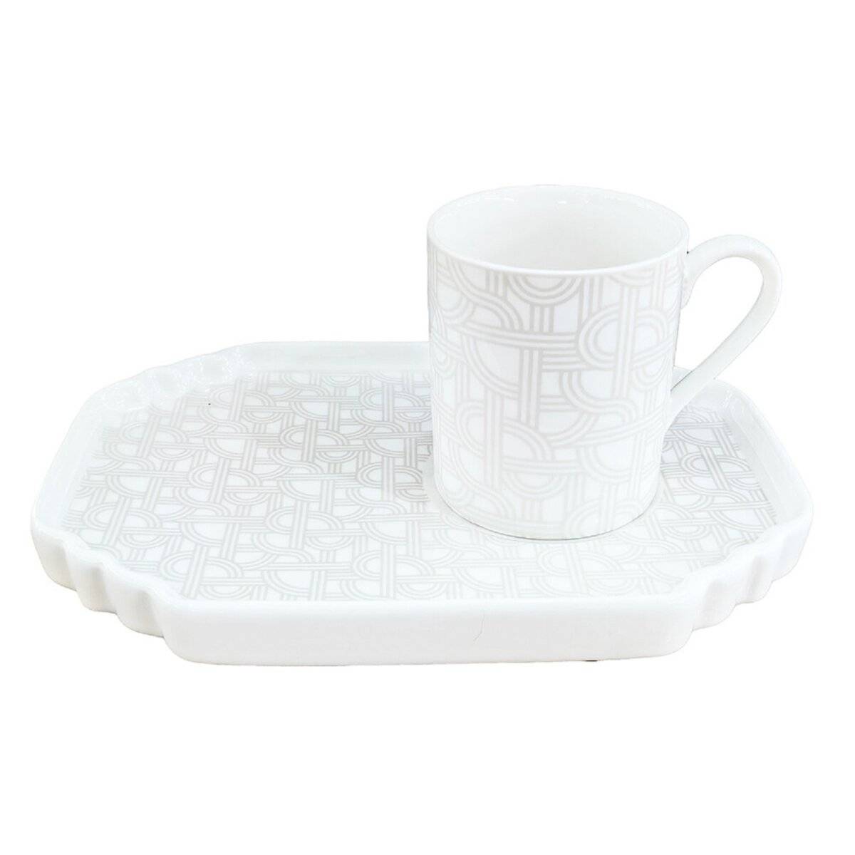 Schäfer 12-teiliges Espresso-Set mit Gebäck-Untertellern 100 ml Tassen Motiv 3