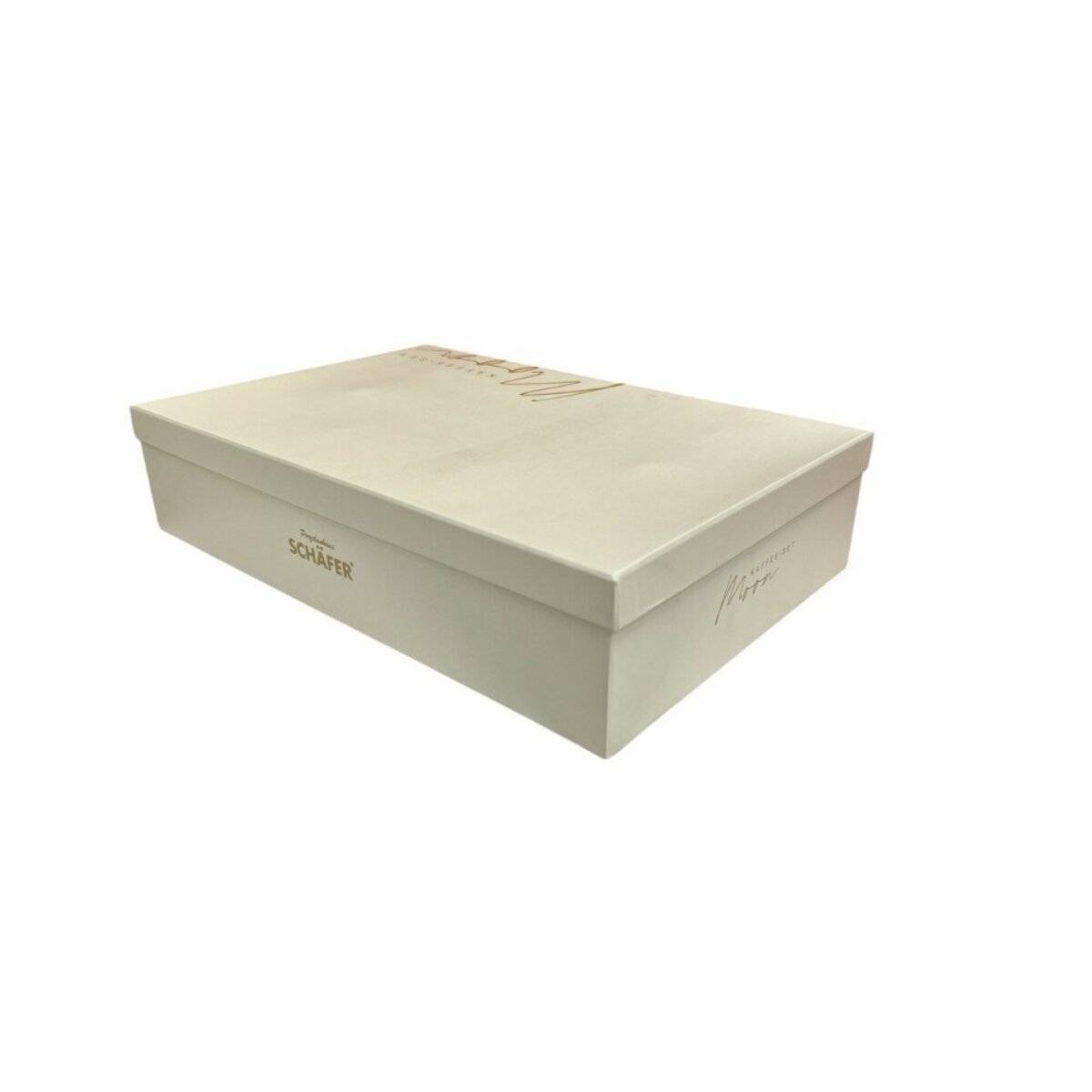 Elegante Kaffeetassen 12-teilig aus Porzellan mit Unterteller - 220 ml Blau