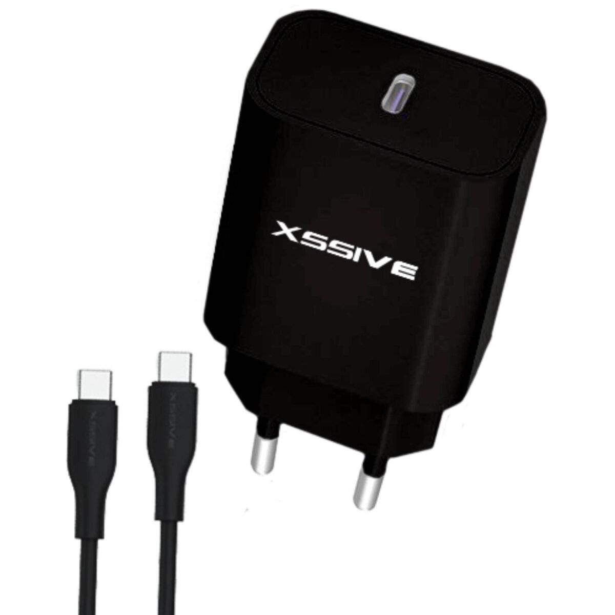 20W PD Schnell Netzladegerät Schwarz