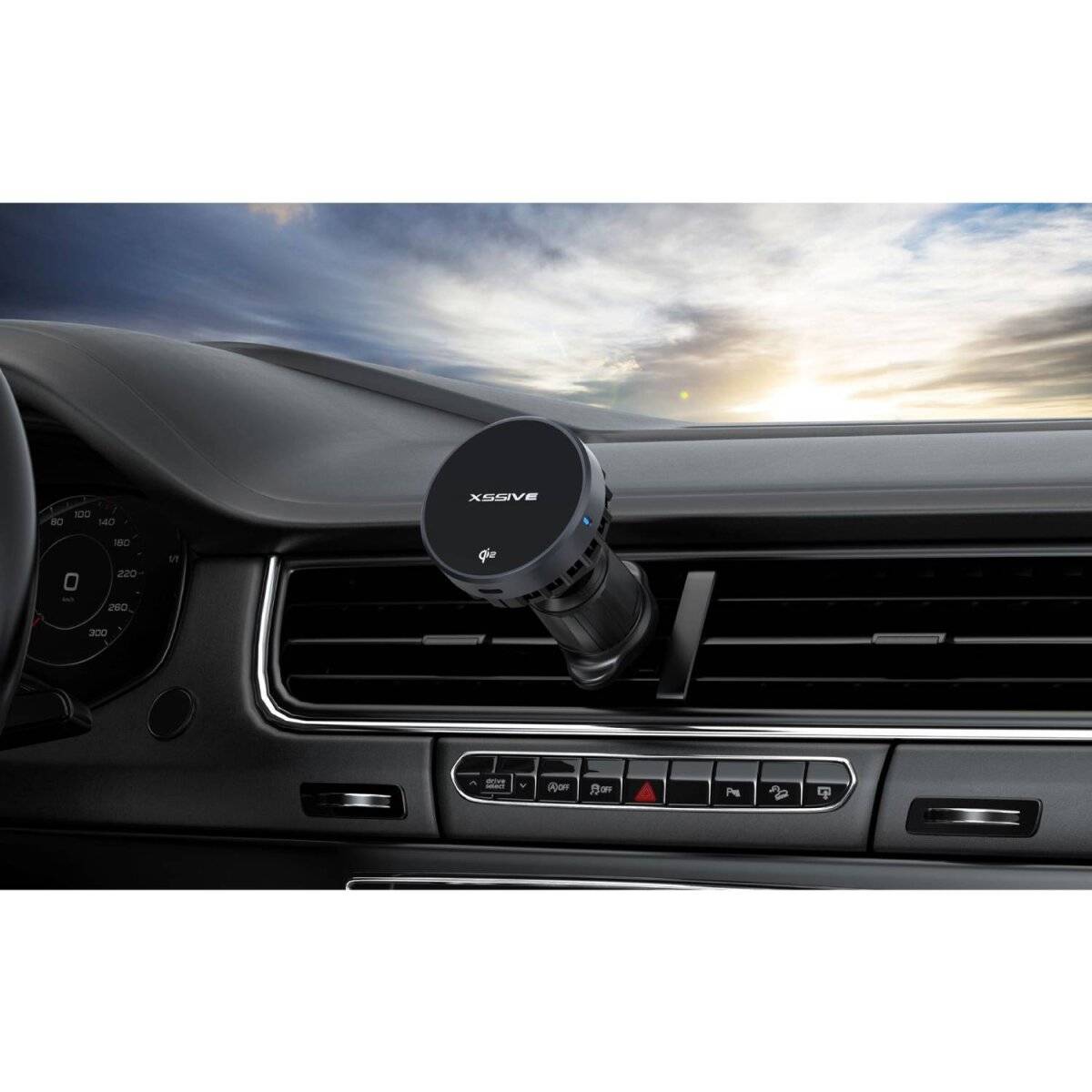 15W Magnetischer, gekühlter Wireless-Auto-Ladehalter