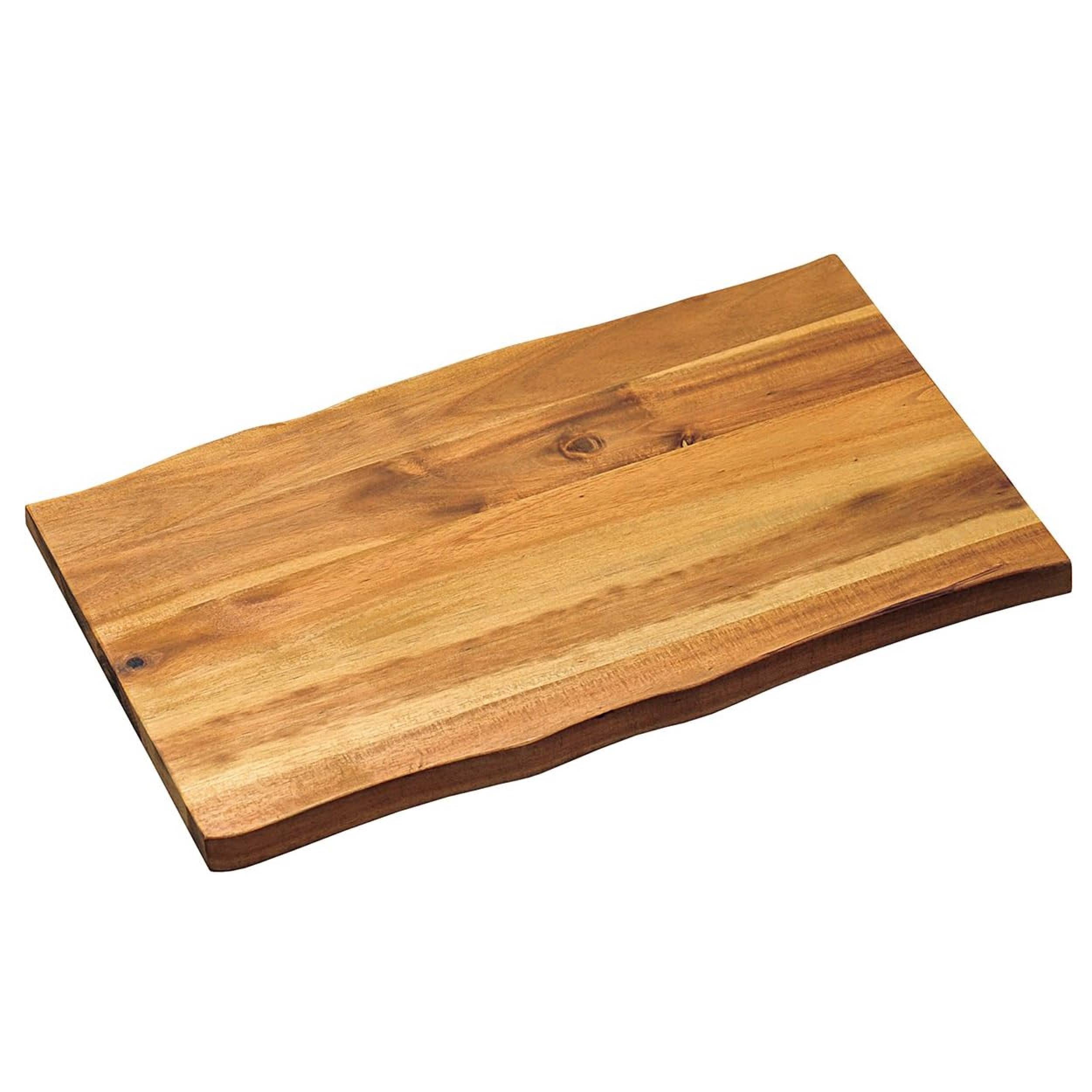 KESPER | Schneid- und Servierbrett | Akazienholz | 45 x 27 x 2 cm | ideal zum servieren von Speisen