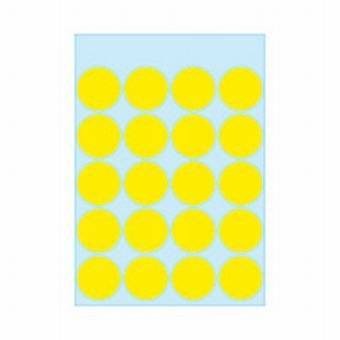 HERMA Vielzwecketiketten/Farbpunkte  13mm rund leuchtorange Multimedia-Technik Etiketten